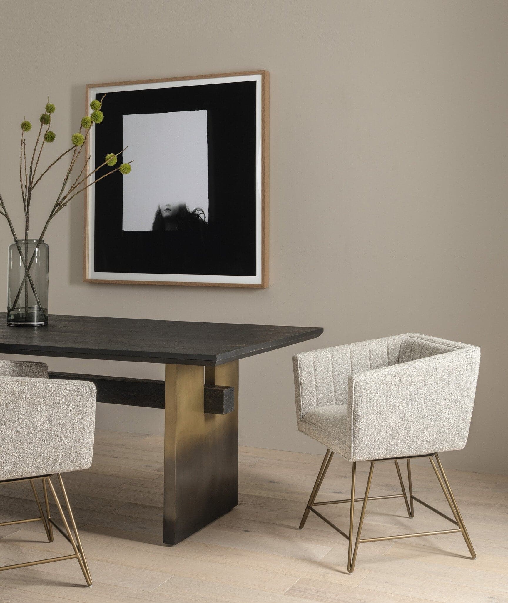 Brennan Dining Table - Worn Black