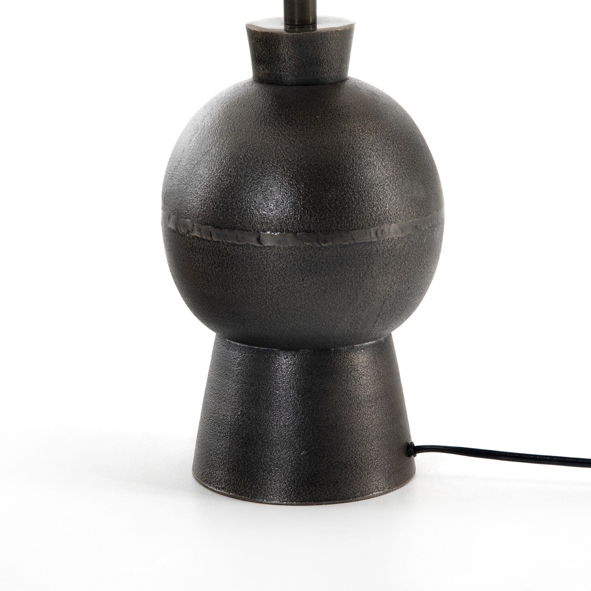 Kelita Table Lamp - Textured Black Aluminum