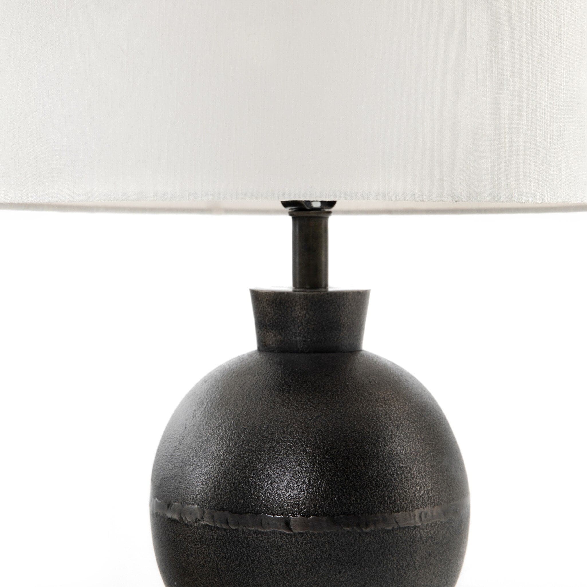 Kelita Table Lamp - Textured Black Aluminum