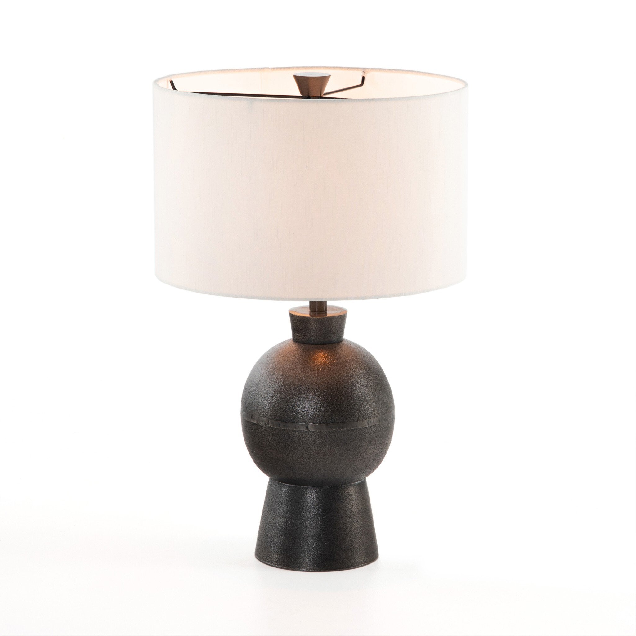Kelita Table Lamp - Textured Black Aluminum