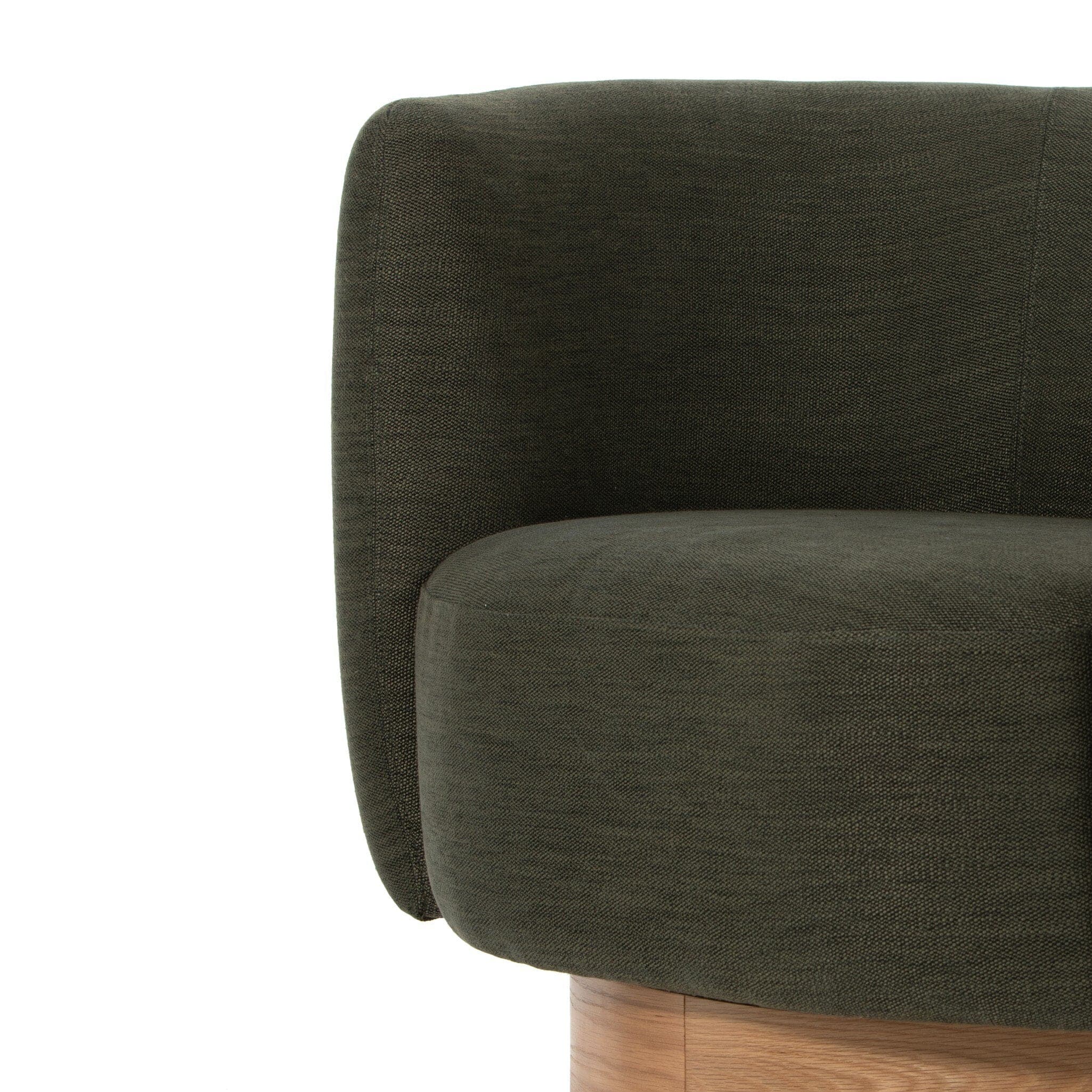 Calista Swivel Chair - Atlantis Moss