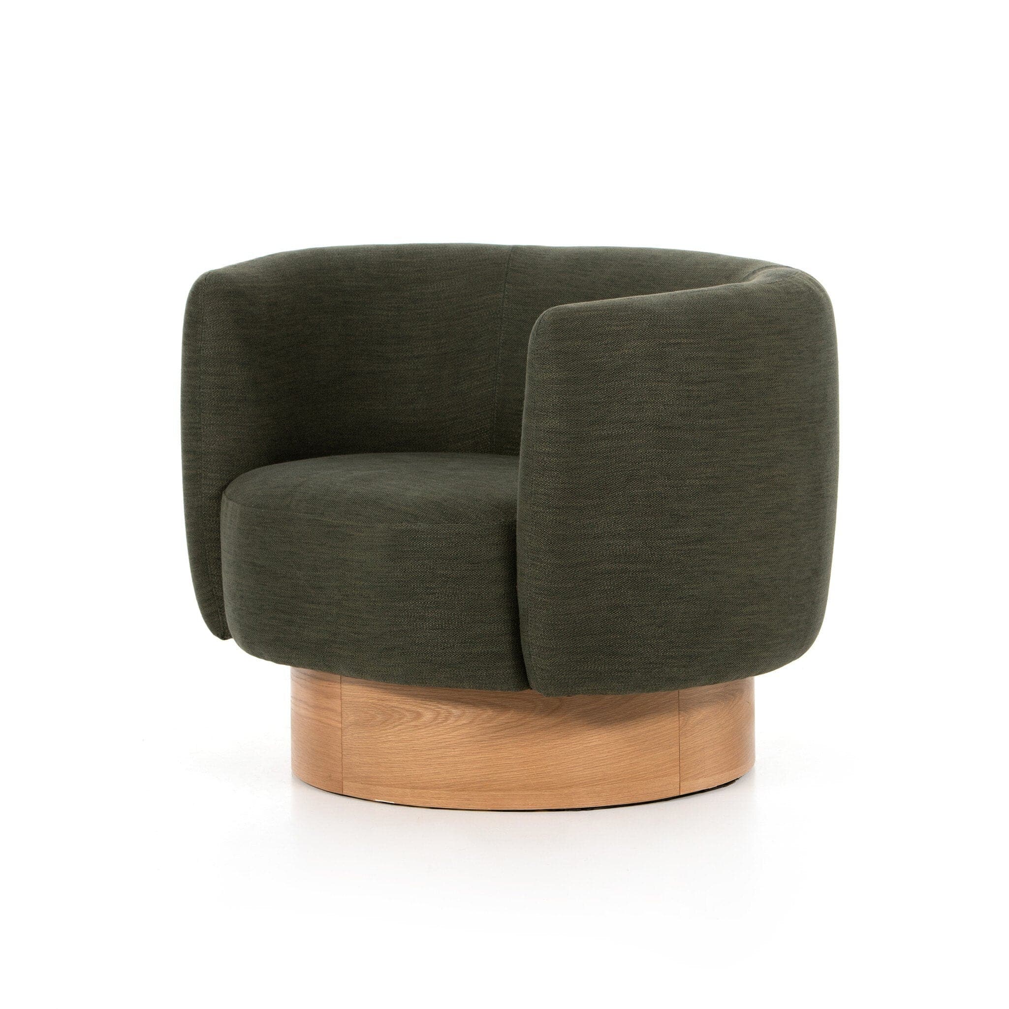 Calista Swivel Chair - Atlantis Moss