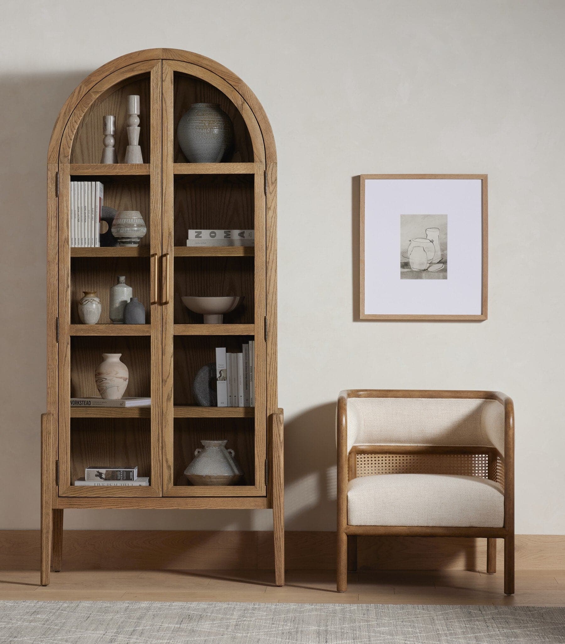 Tolle Cabinet - Drifted Oak Solid