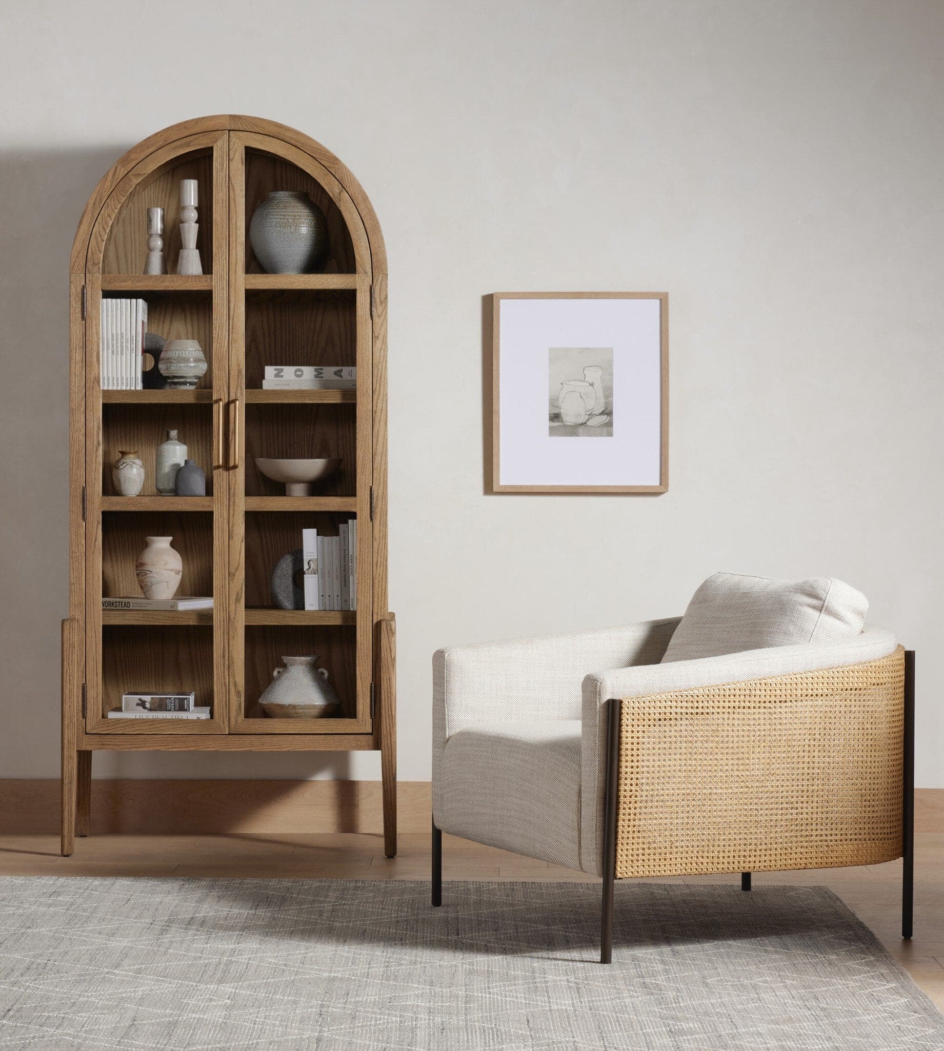 Tolle Cabinet - Drifted Oak Solid