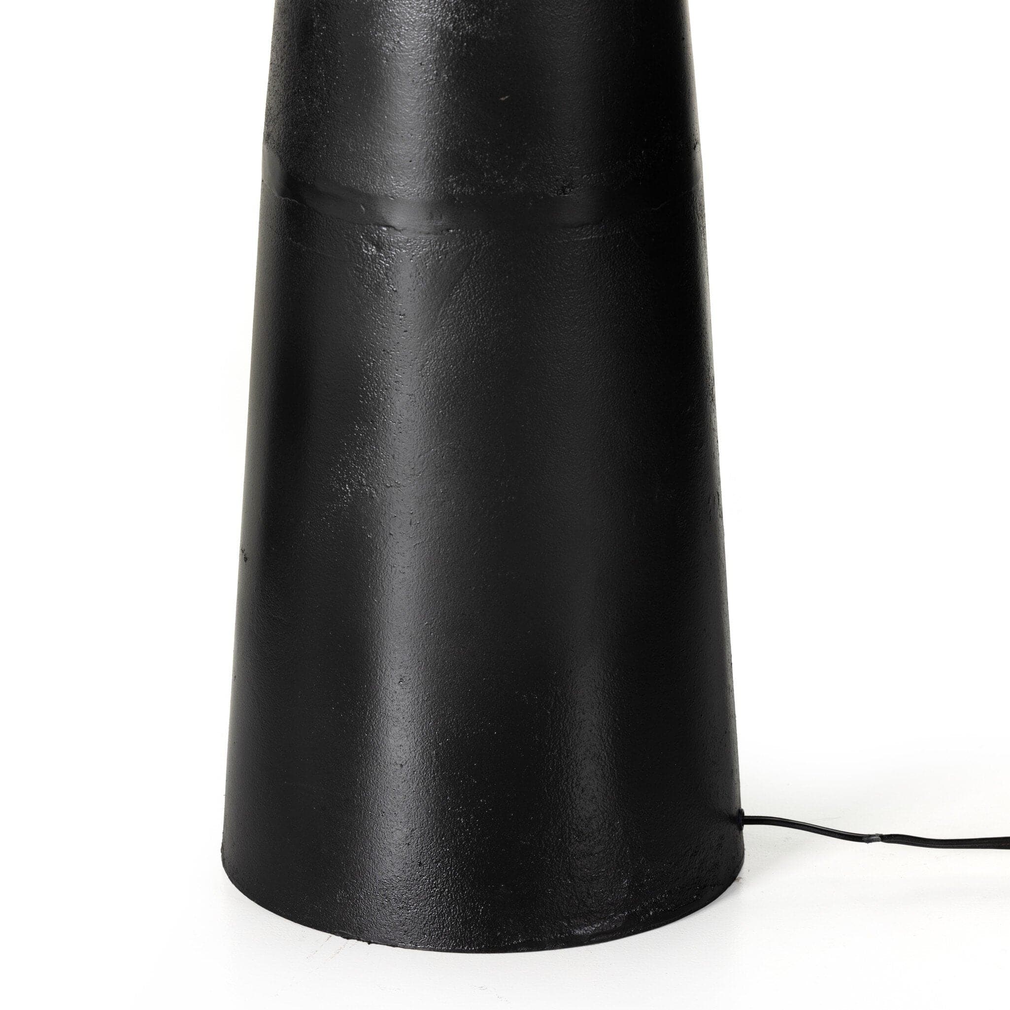 Innes Floor Lamp - Matte Black Cast Aluminum