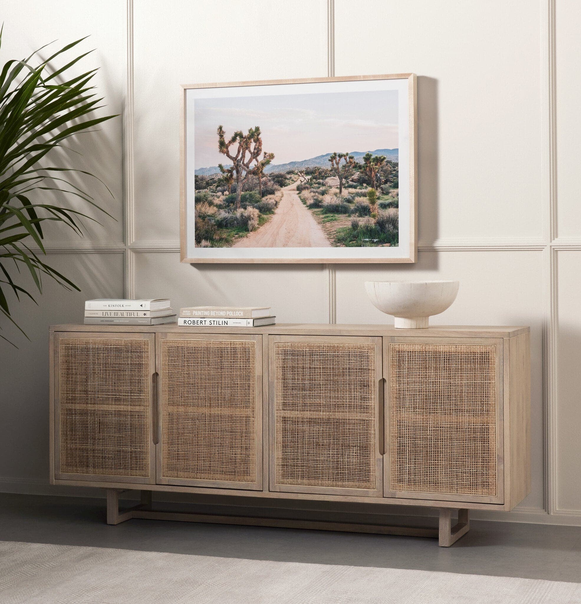 Clarita Sideboard - White Wash Mango