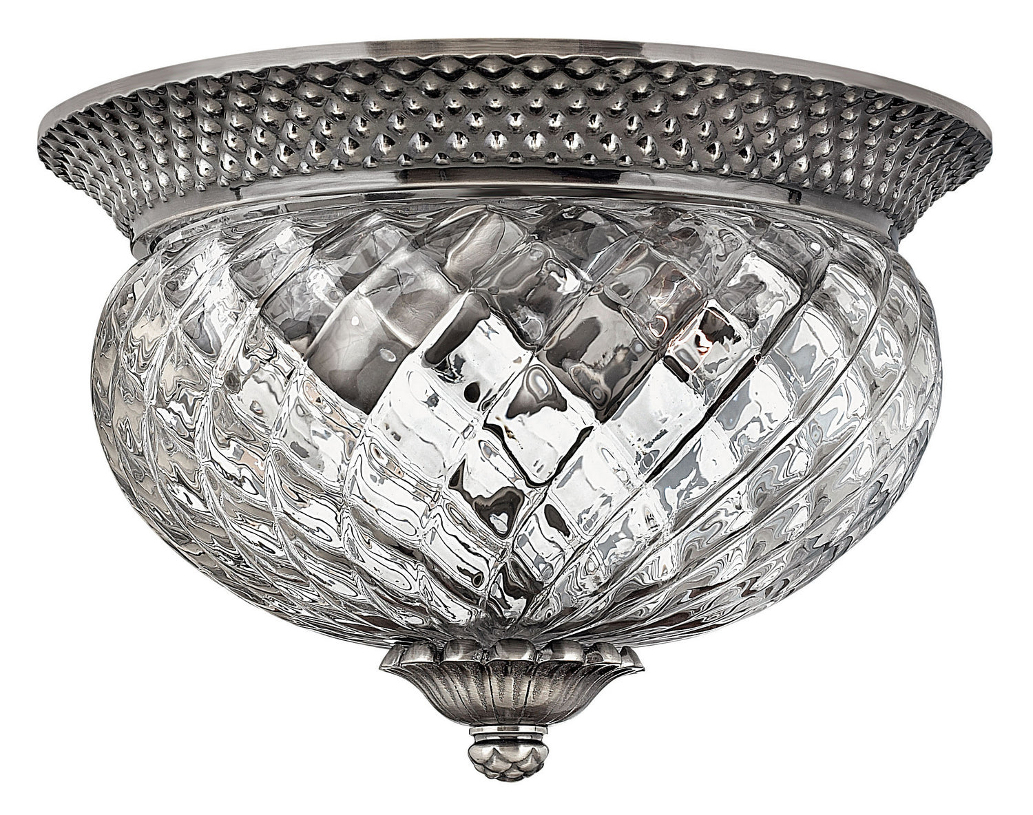 Hinkley - 4102PL - LED Flush Mount - Plantation - Polished Antique Nickel