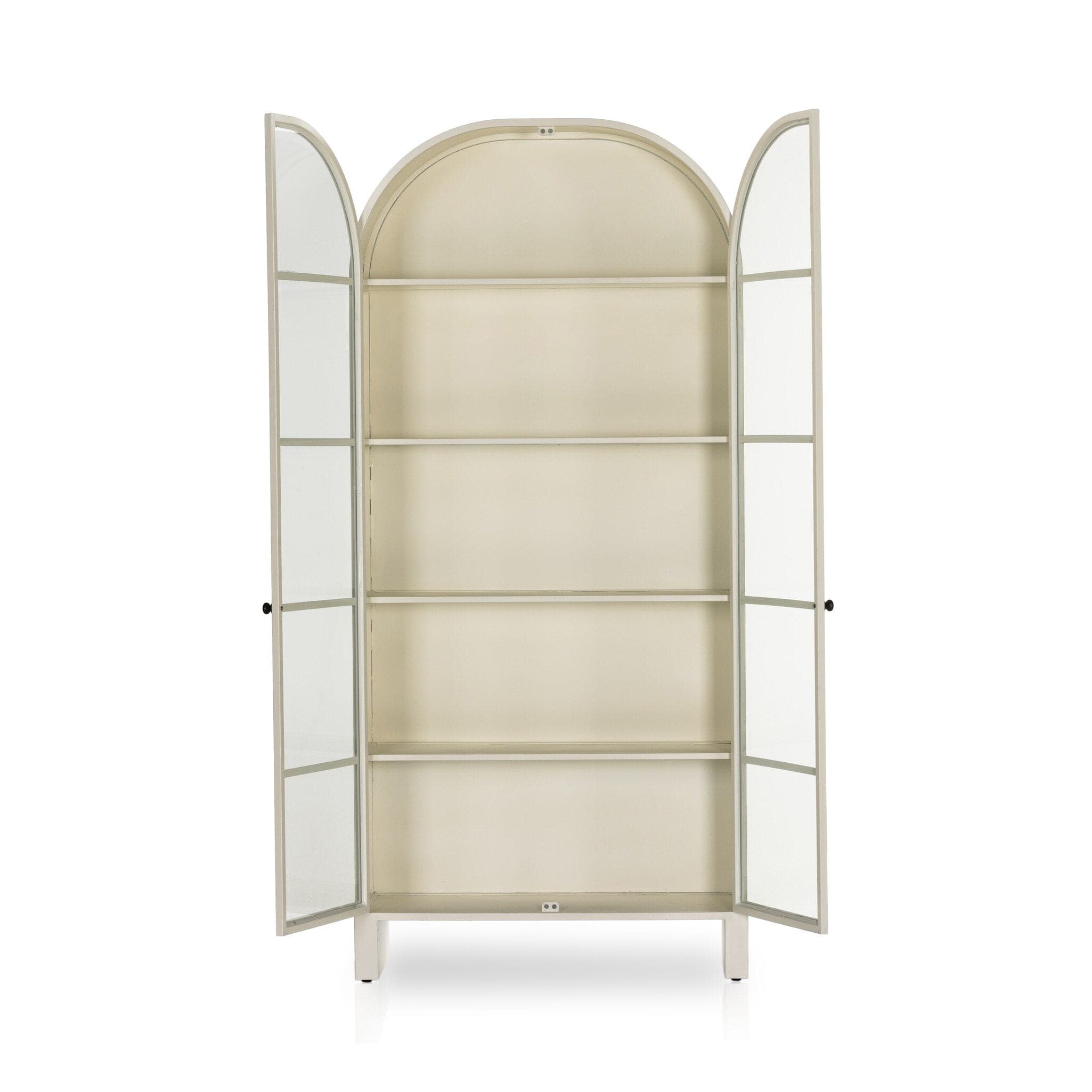 Breya Cabinet - Cream Powder Coat