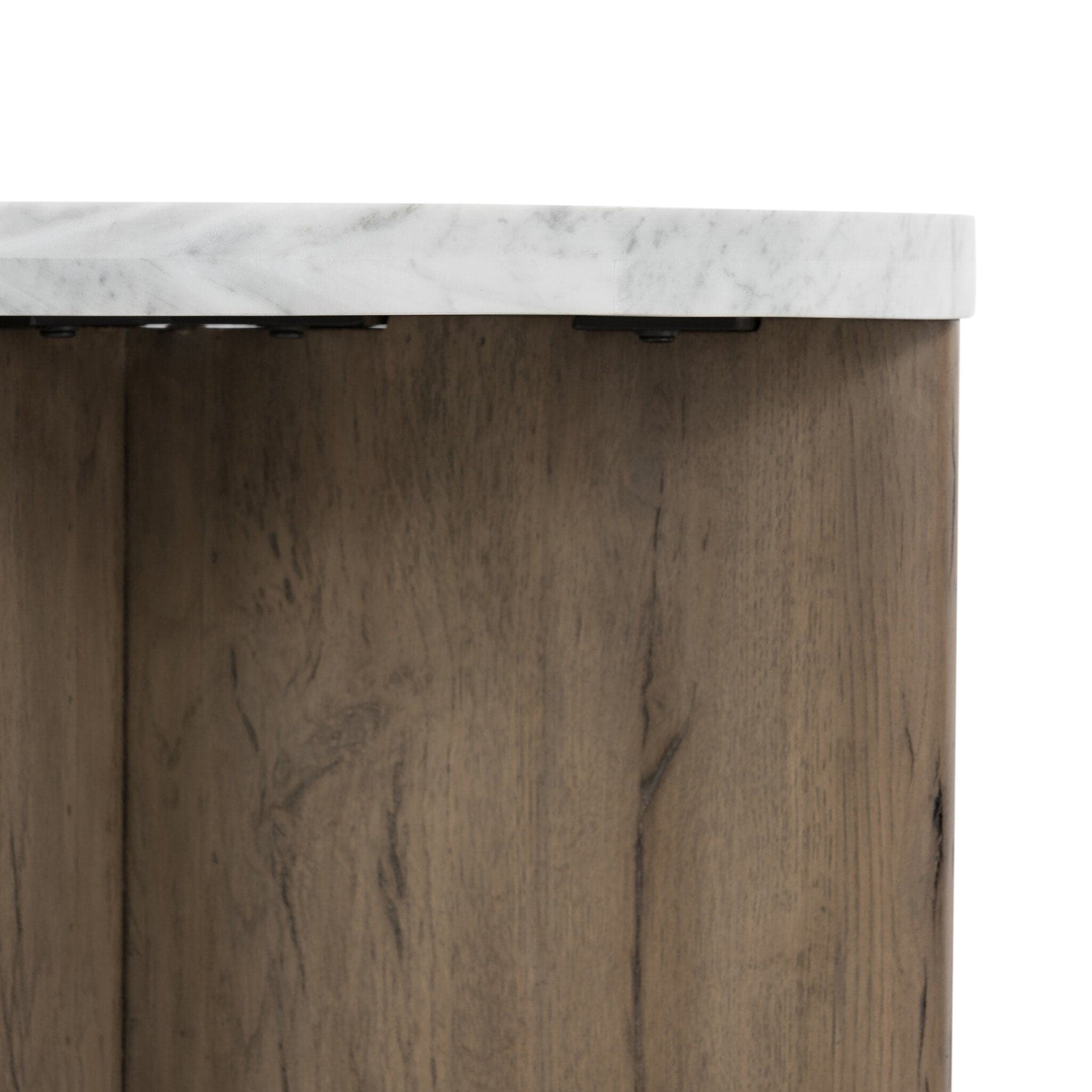 Toli End Table - Italian White Marble