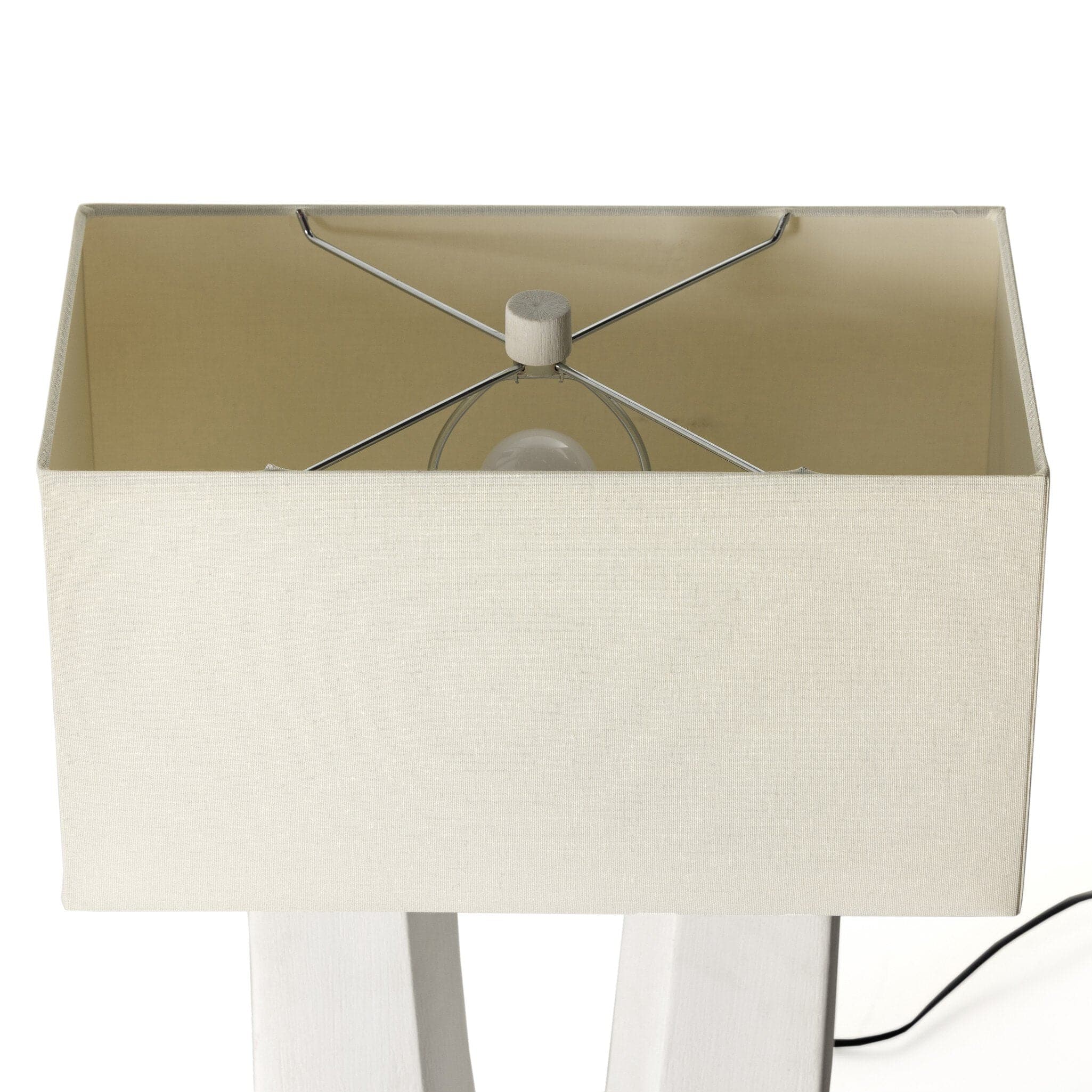 Cuit Table Lamp - Matte White Porcelain Ceramic