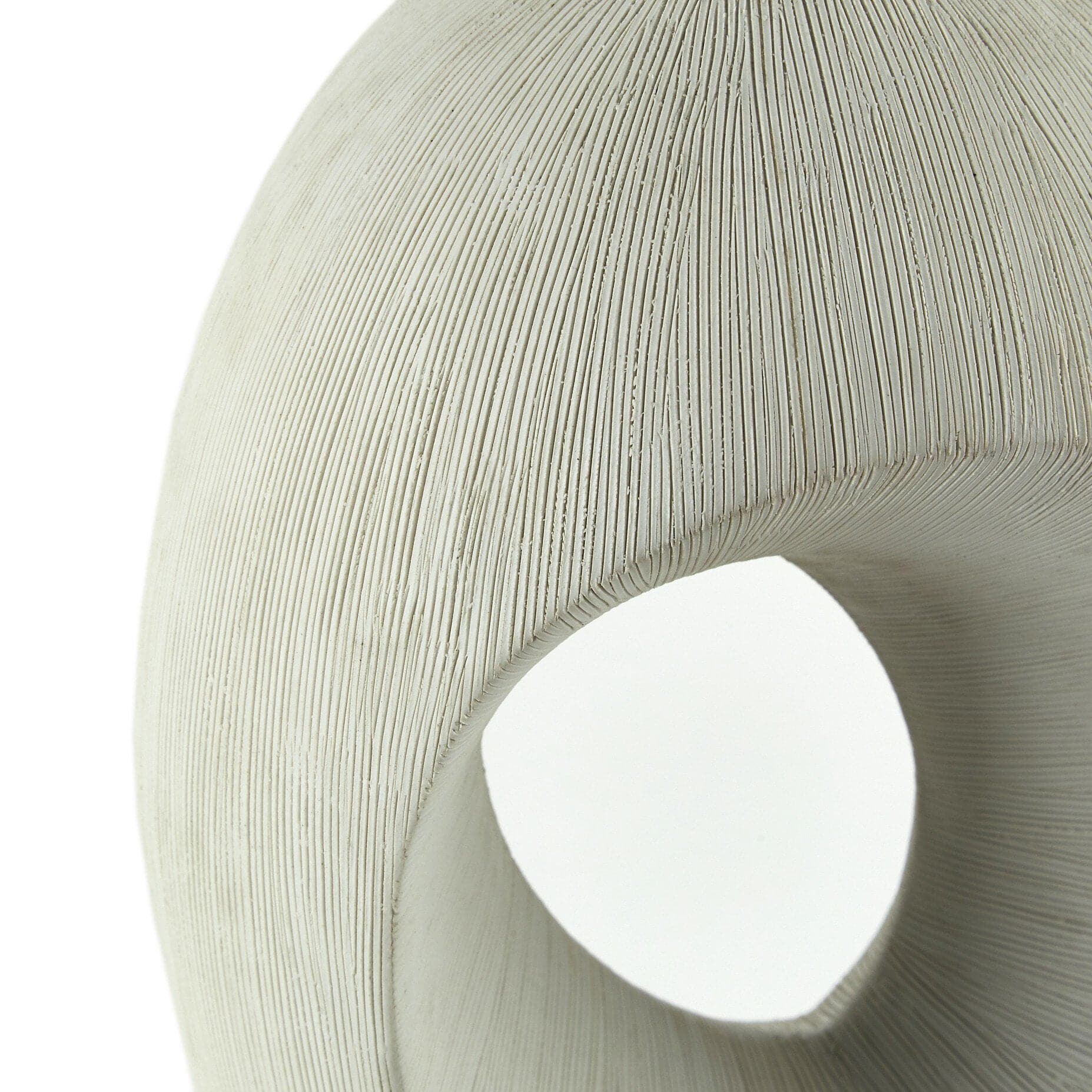 Komi Table Lamp - Textured Matte White Porcelain Ceramic