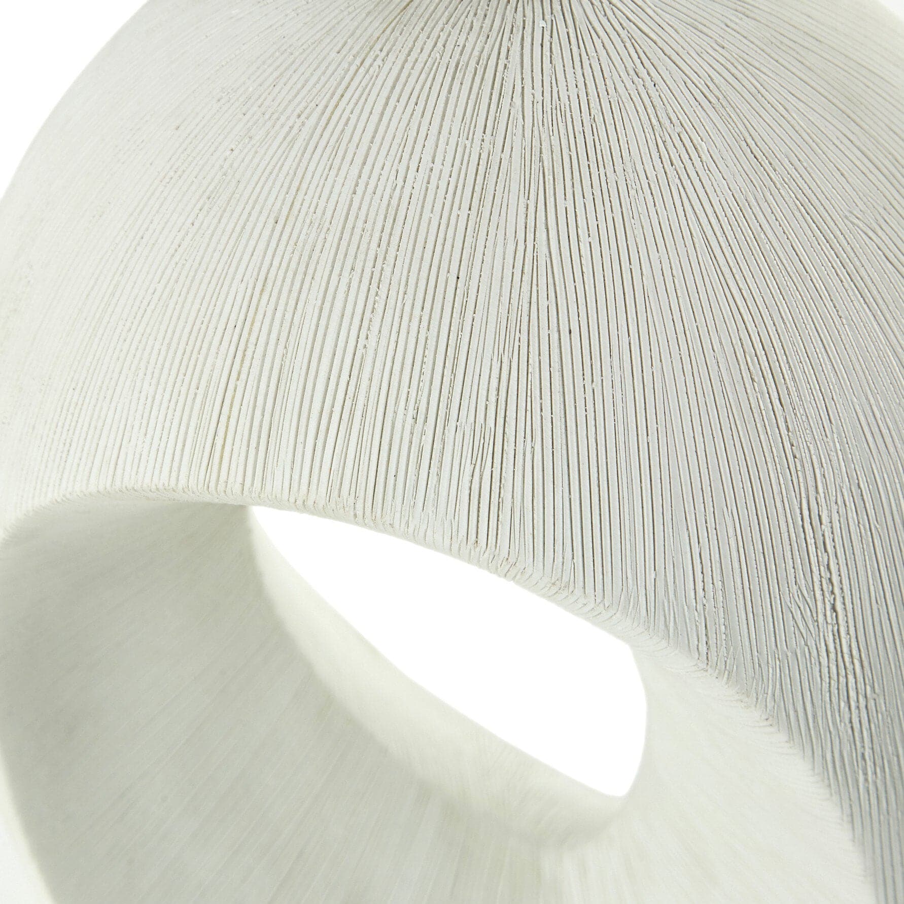 Komi Table Lamp - Textured Matte White Porcelain Ceramic