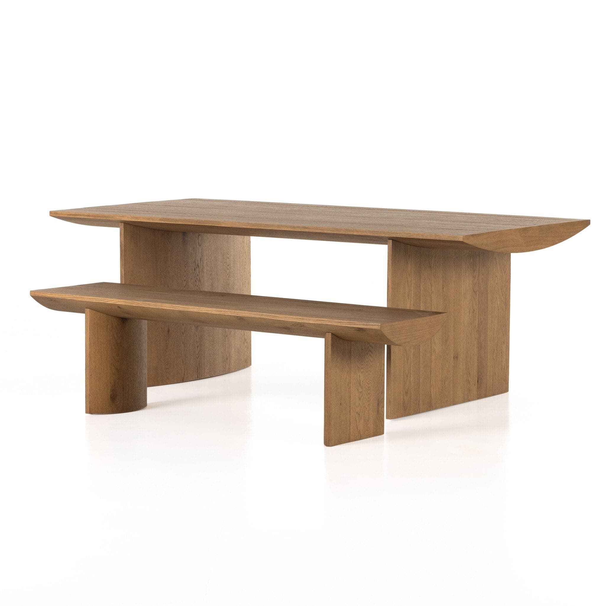 Pickford Dining Table - Dusted Oak Veneer