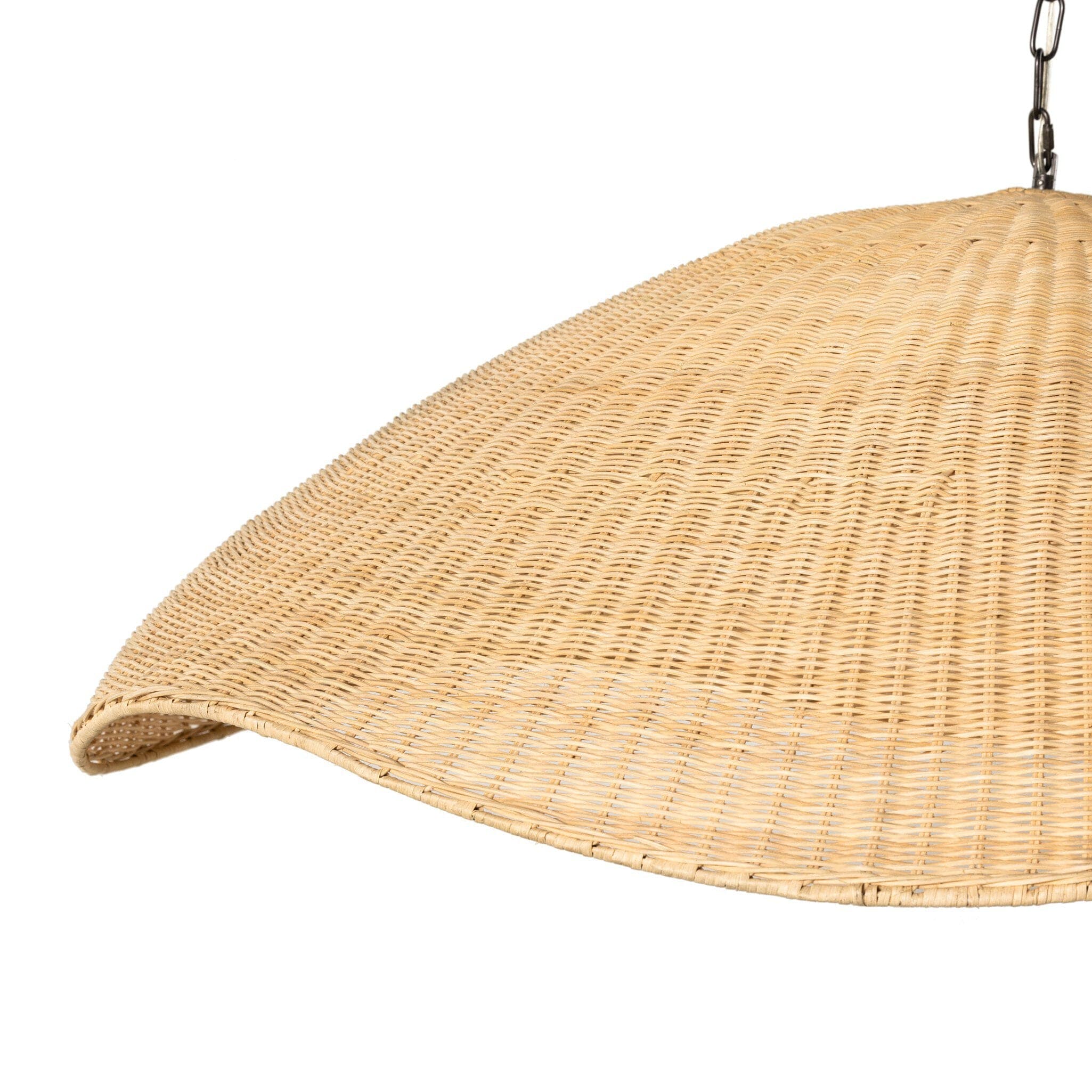 Overscale Woven Rattan Pendant - Natural Rattan