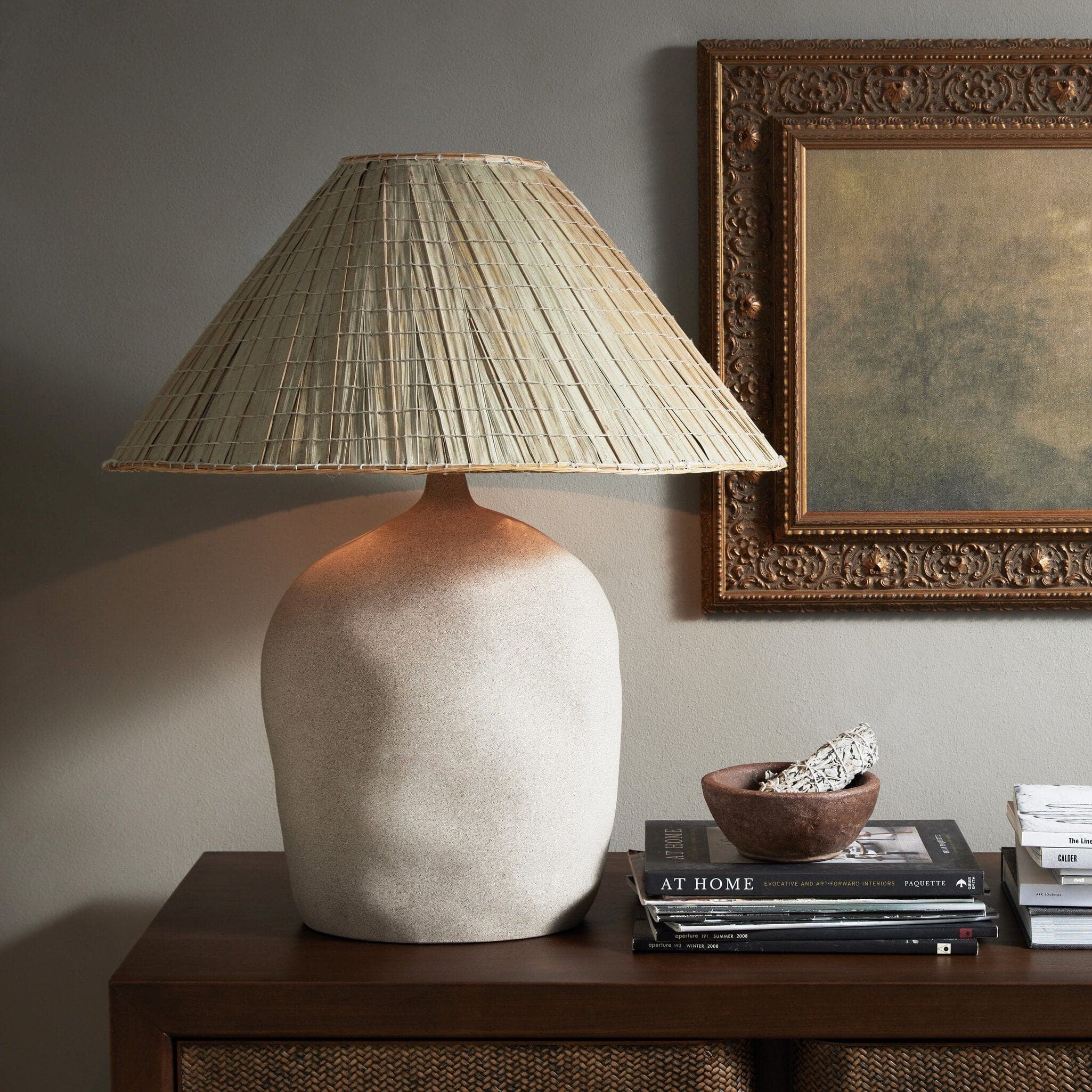 Cobb Table Lamp - Sand Porcelain