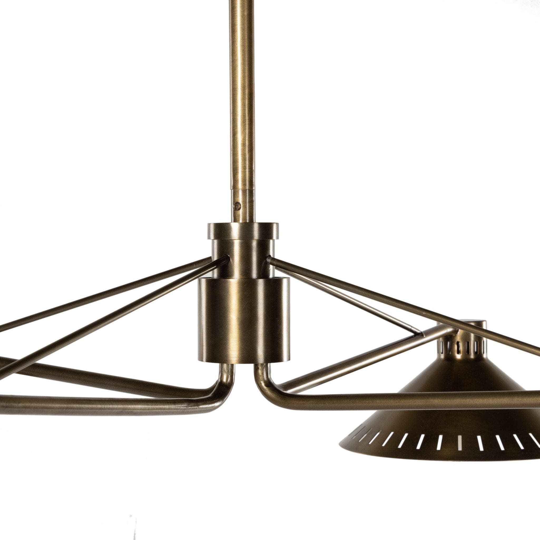 Egon Chandelier - Antique Brass Iron