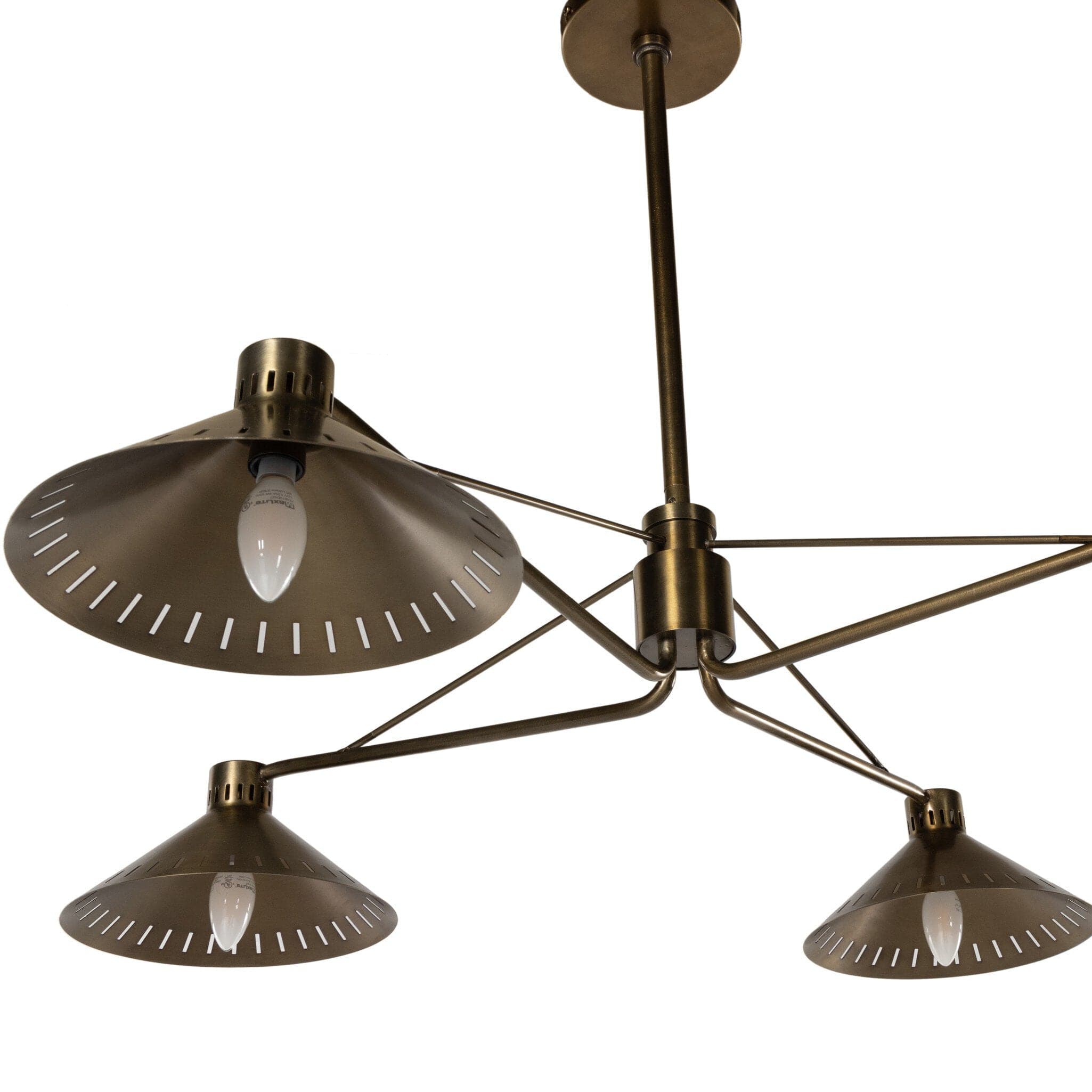 Egon Chandelier - Antique Brass Iron