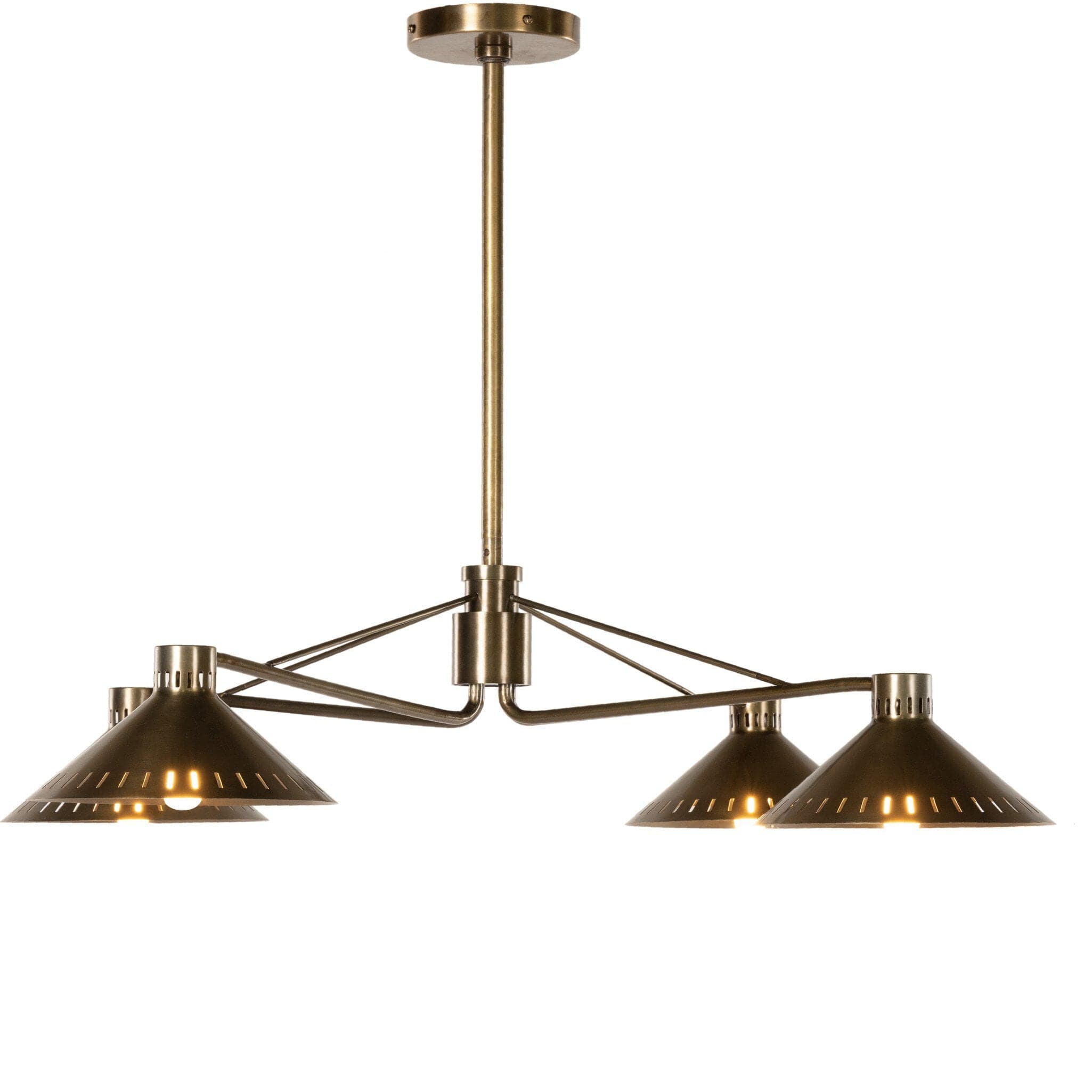 Egon Chandelier - Antique Brass Iron