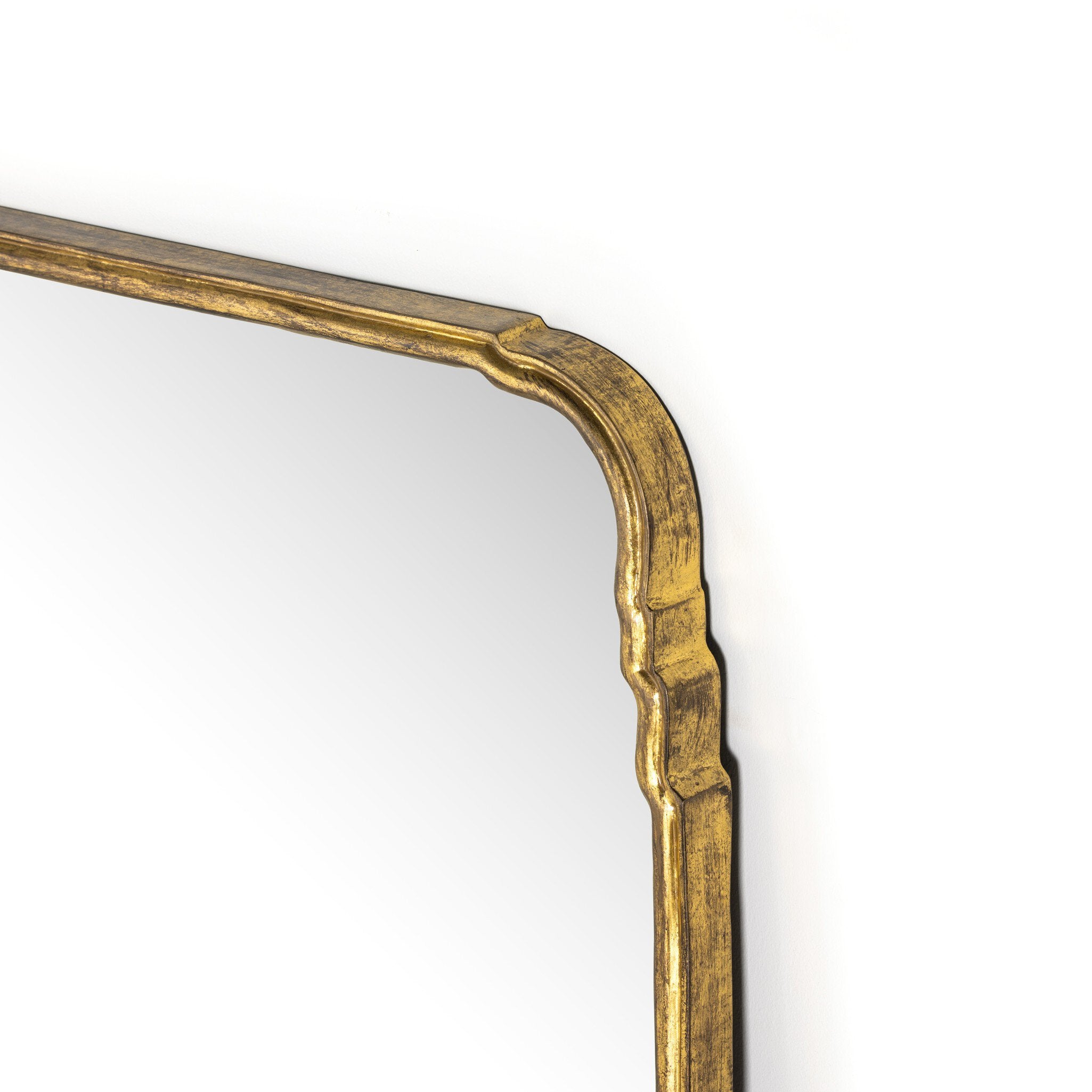 Loire Grand Floor Mirror - Antiqued Gold Leaf