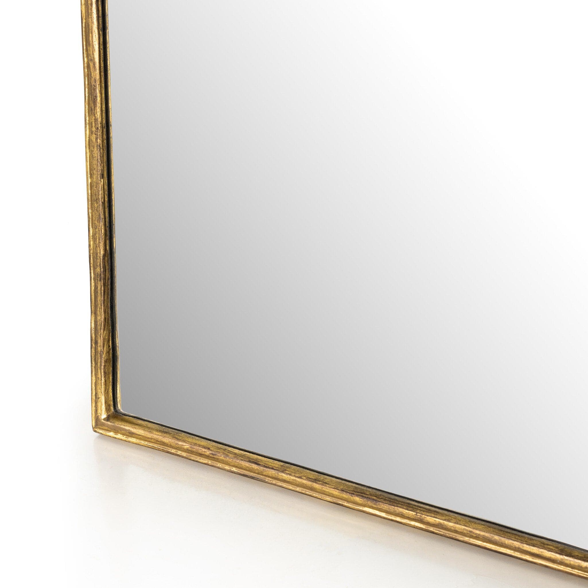 Loire Grand Floor Mirror - Antiqued Gold Leaf