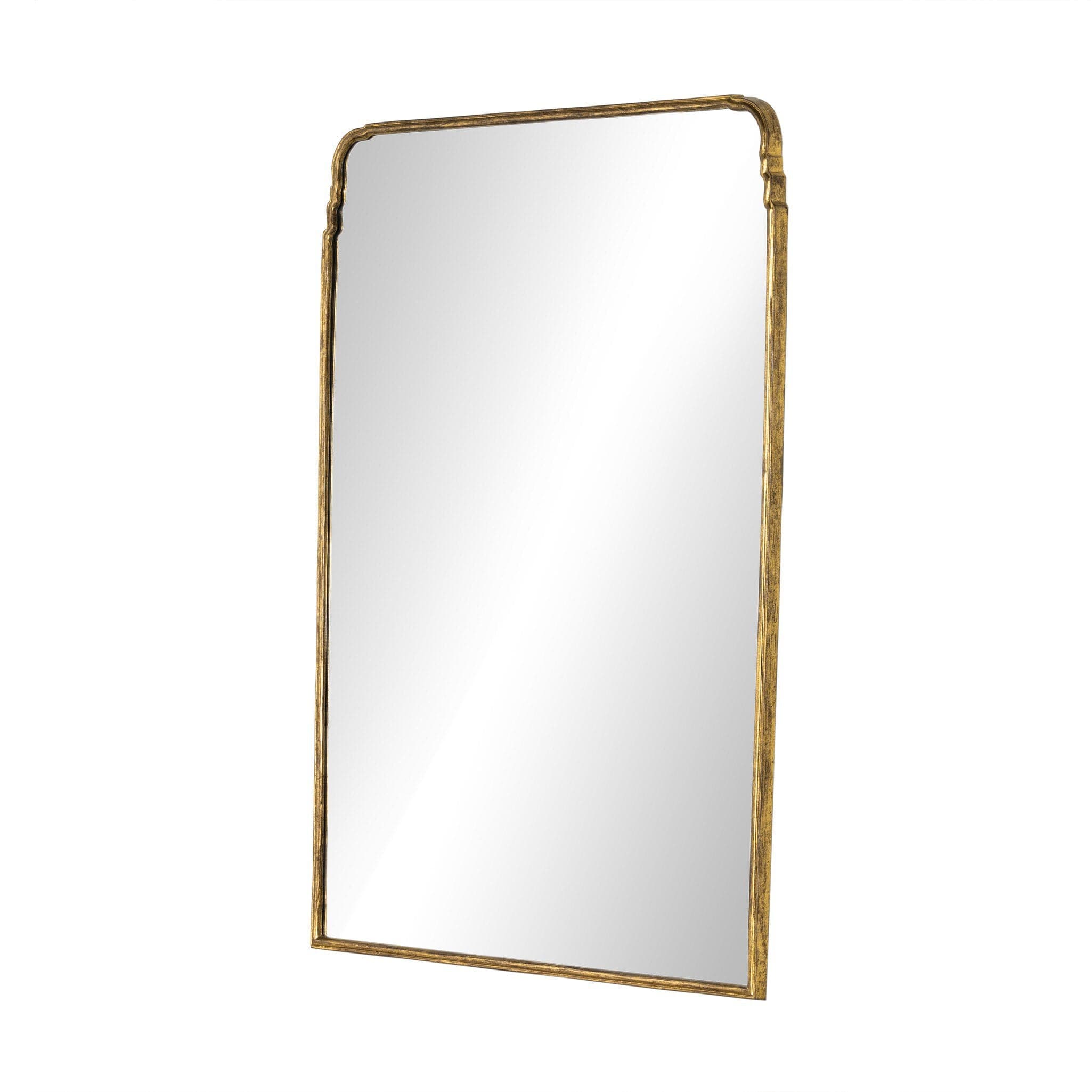 Loire Grand Floor Mirror - Antiqued Gold Leaf