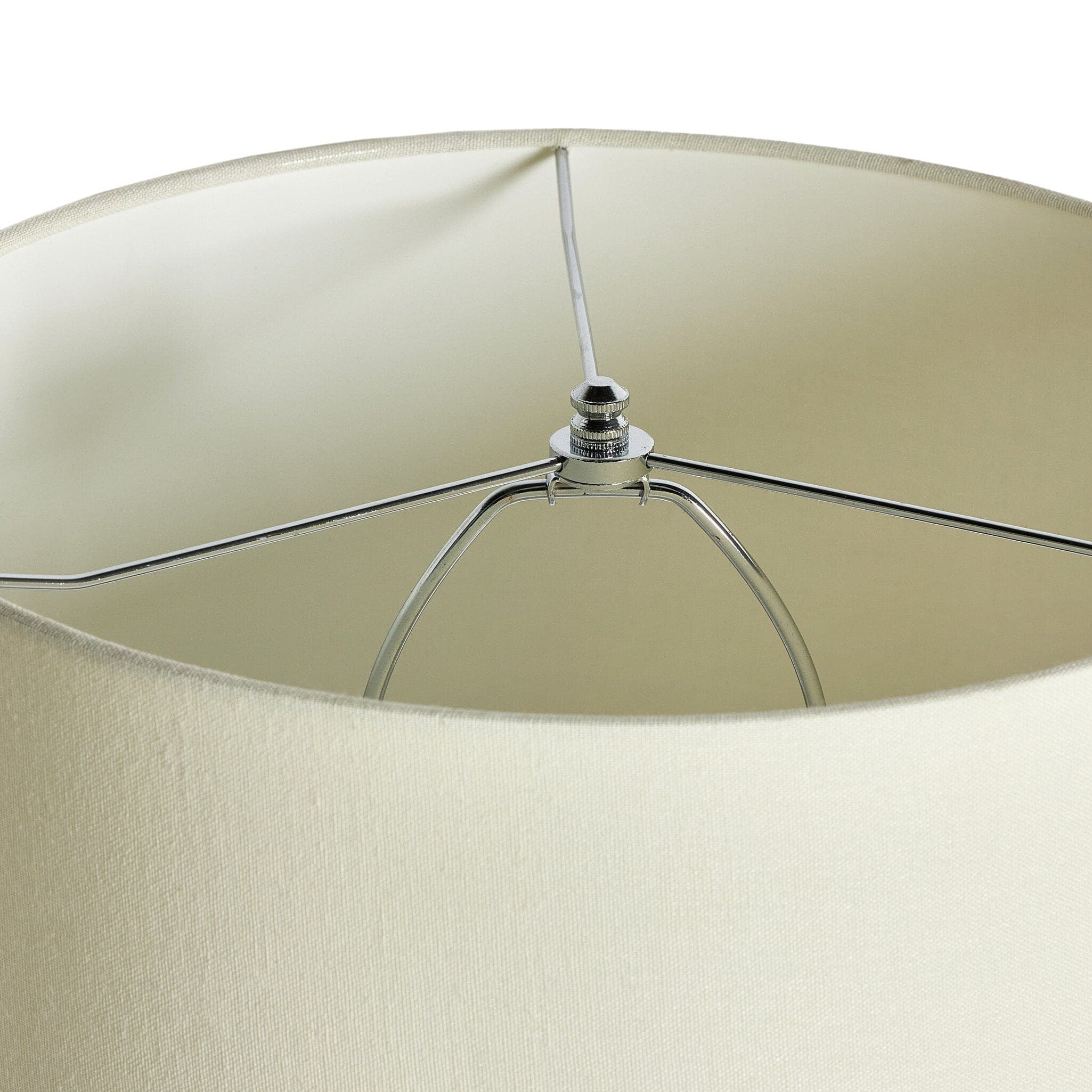 Ozer Table Lamp - Reactive White Glaze