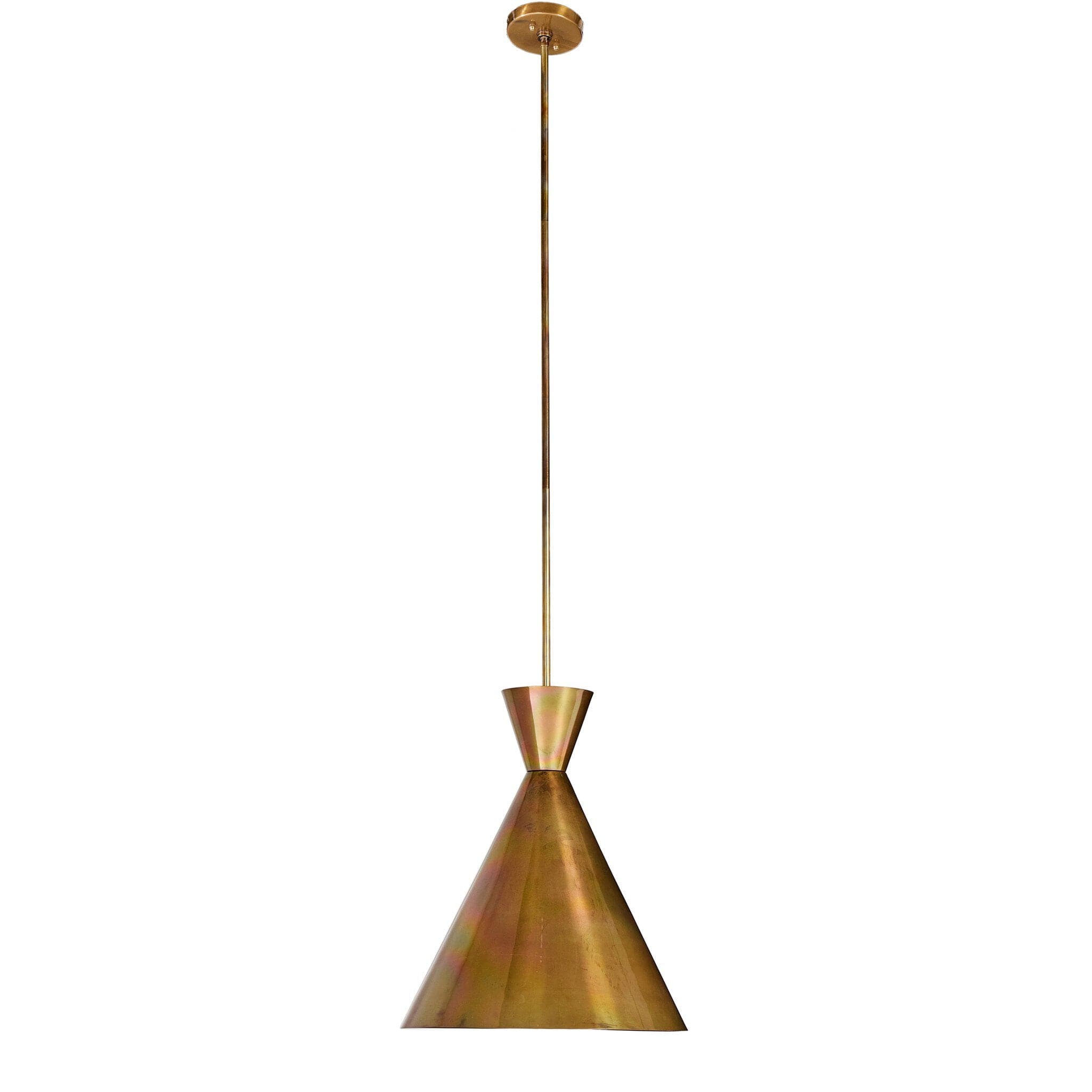 Clement Pendant - Burnt Brass