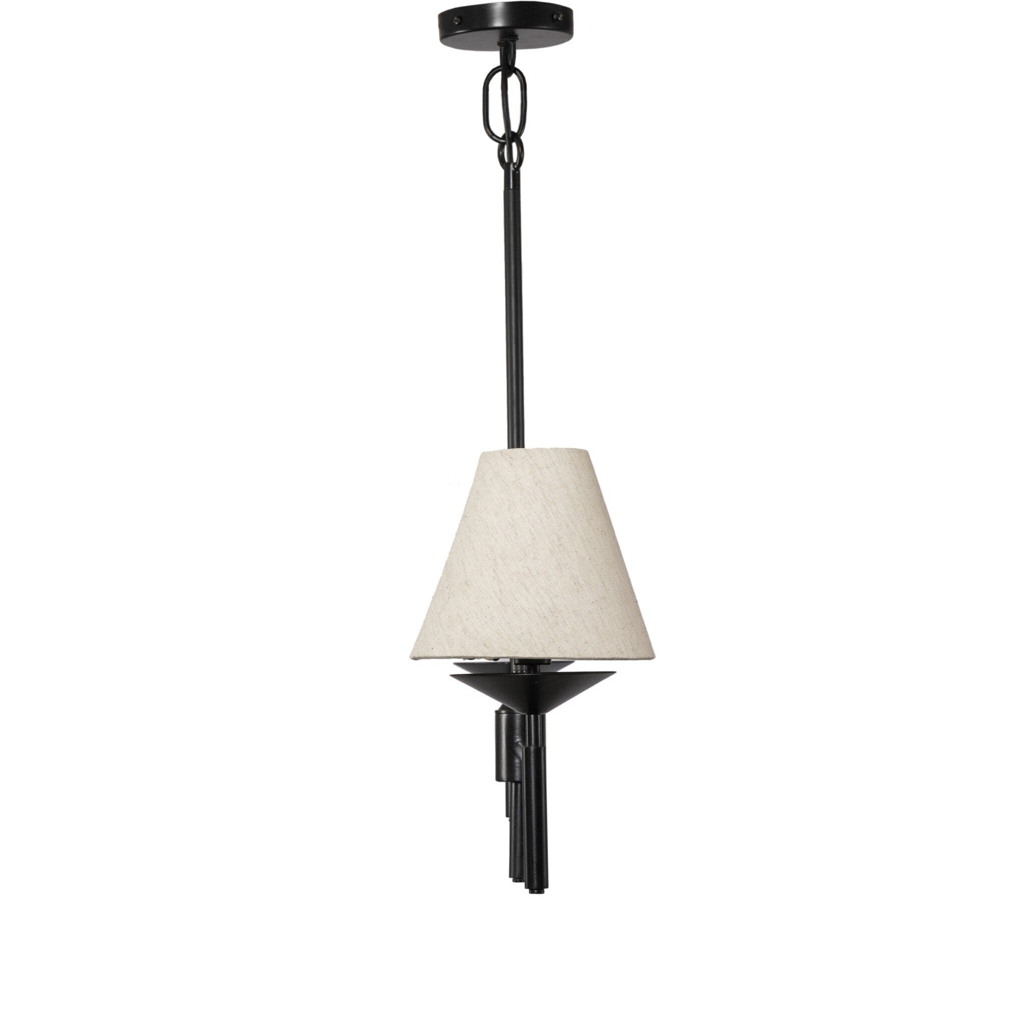 Dodie Linear Chandelier - Jet Black