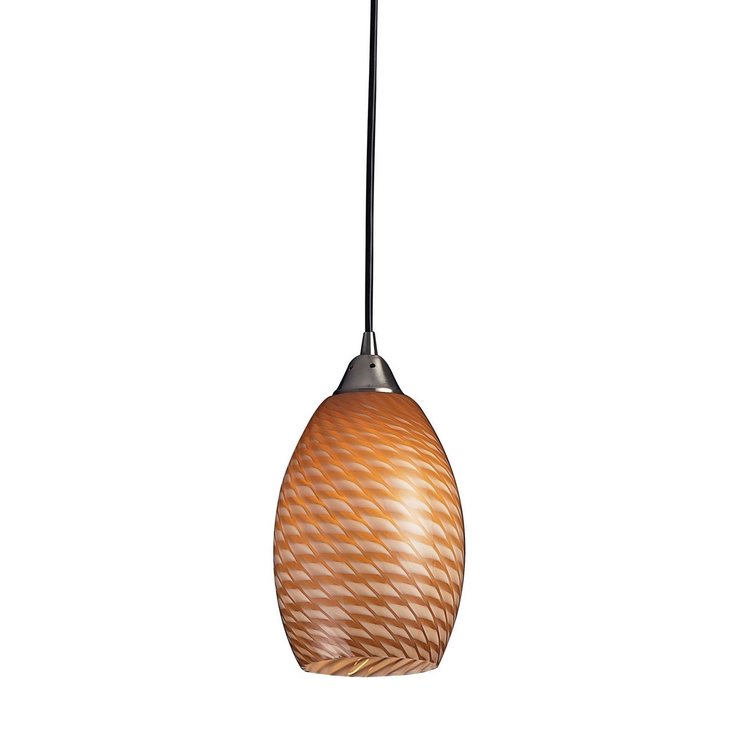 ELK Home - 517-1C - One Light Mini Pendant - Mulinello - Satin Nickel