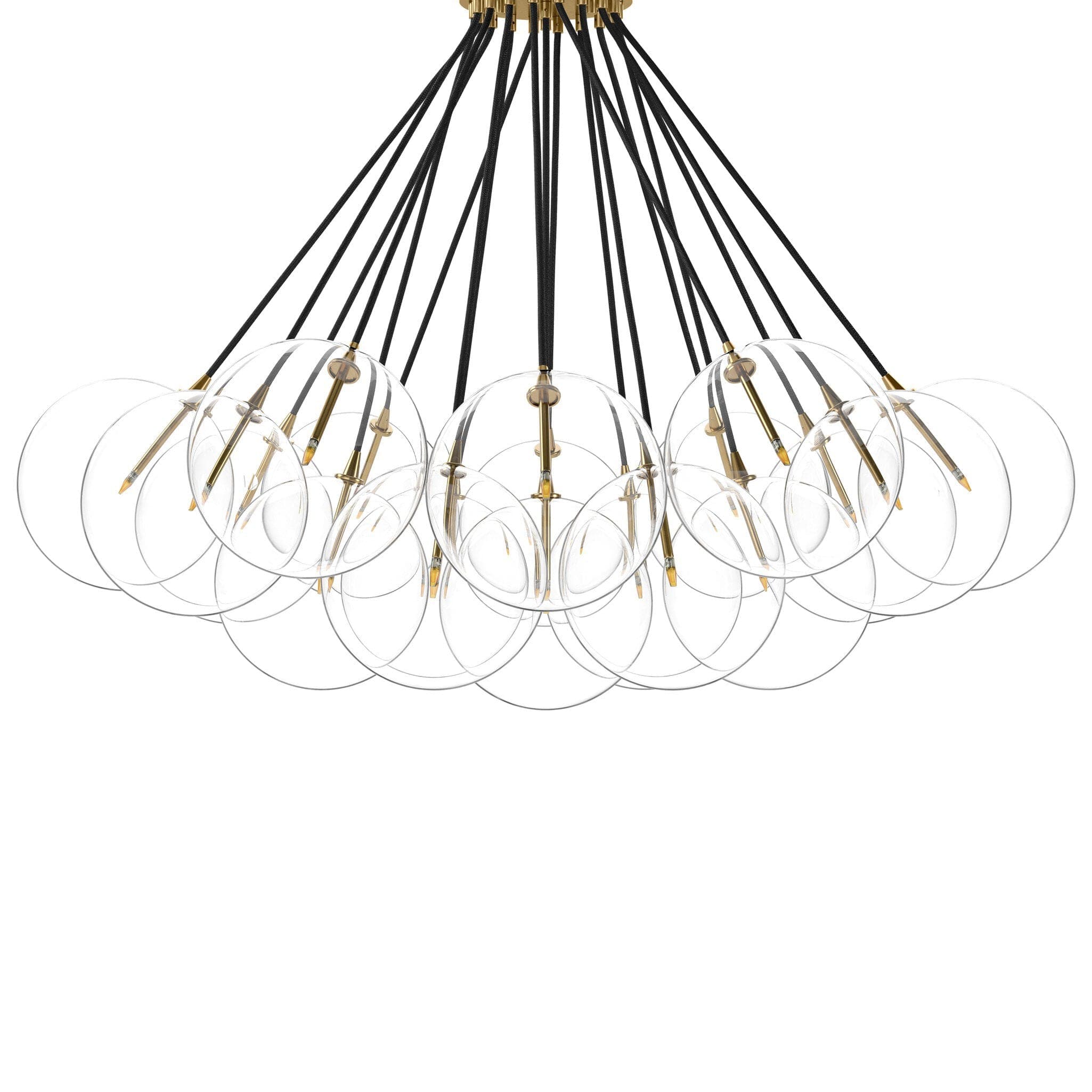 Cloud Chandelier - Black Cord