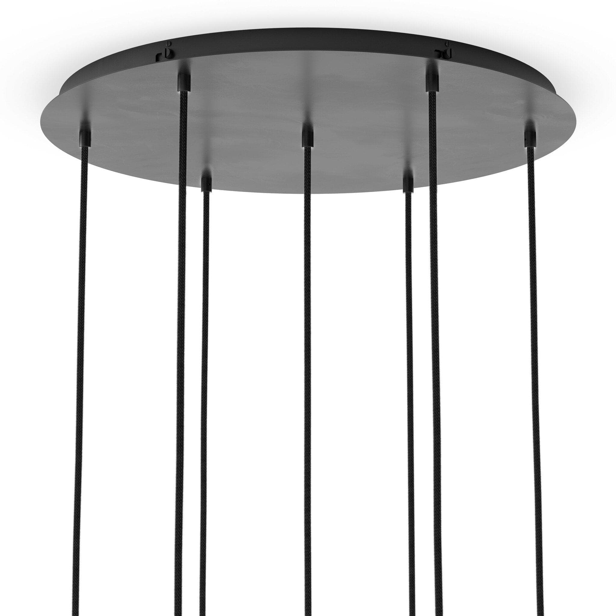 Cluster 7 MIX Chandelier - Black Cord