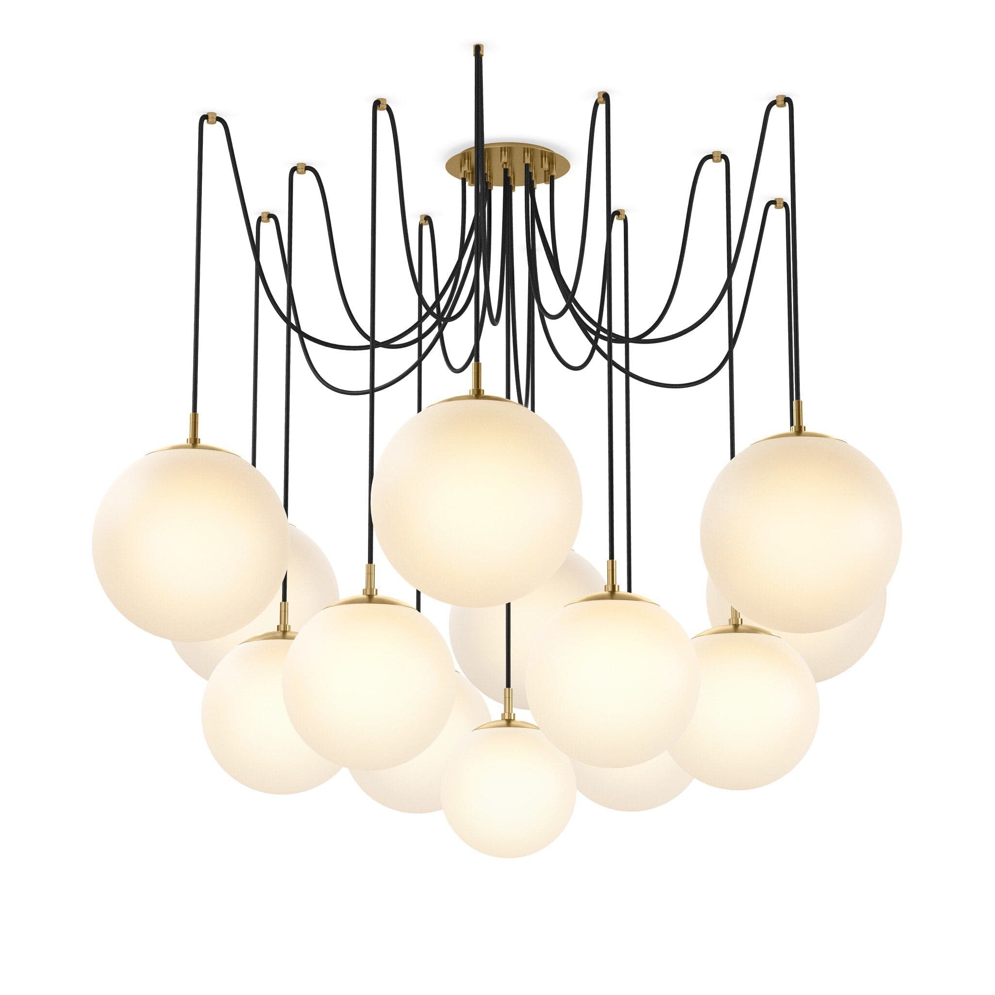 Spider Chandelier - Black Cord