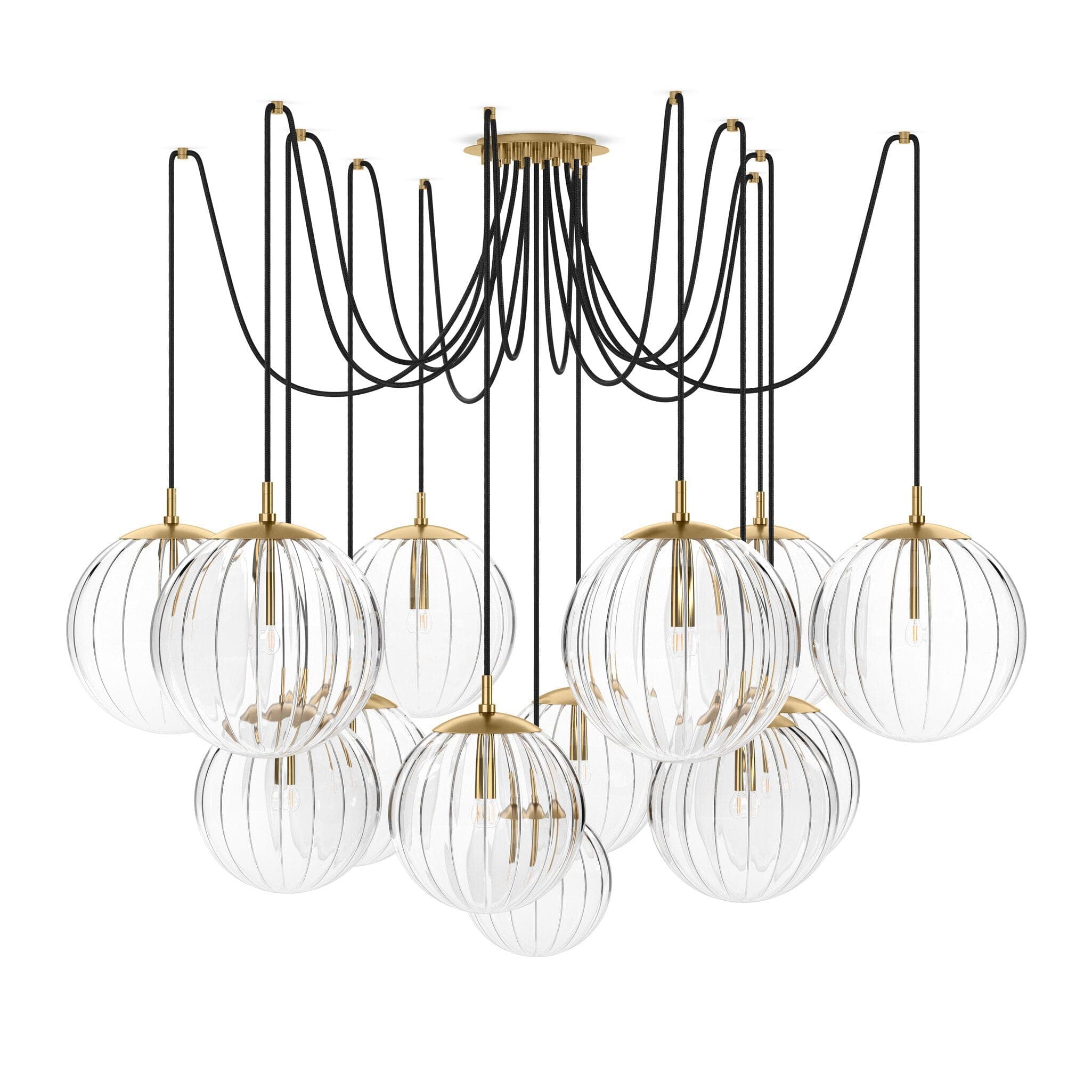 Spider Chandelier - Black Cord