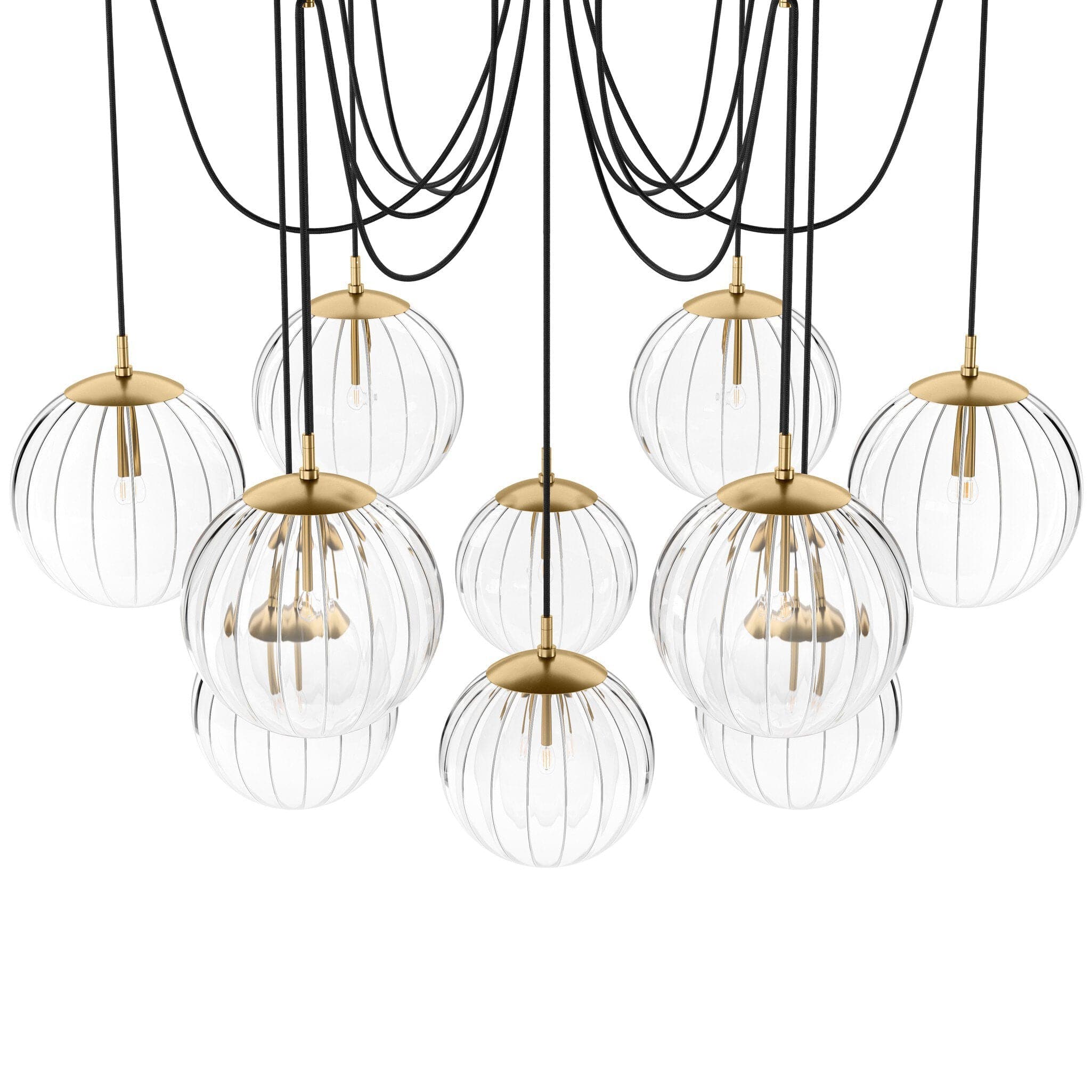 Spider Chandelier - Black Cord