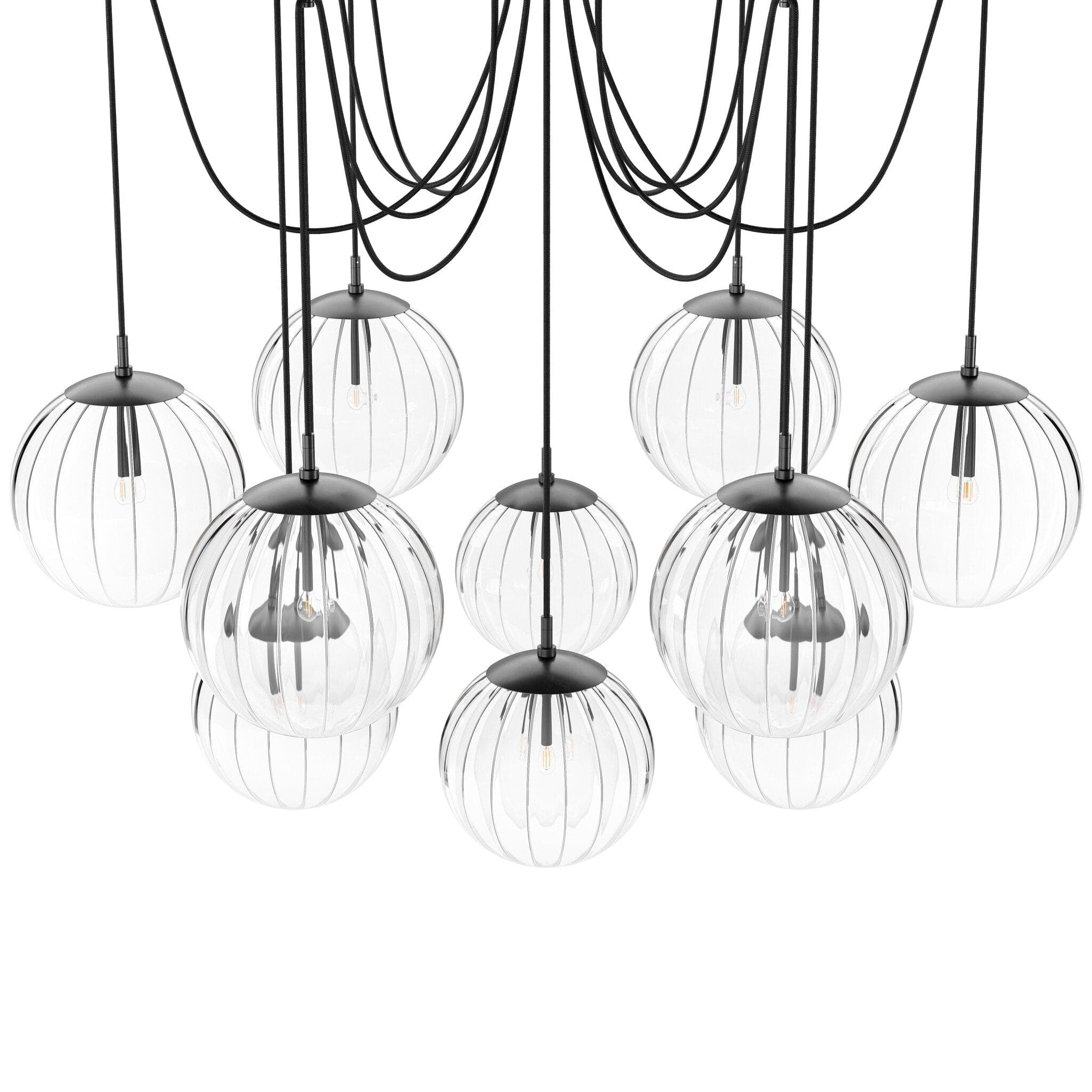 Spider Chandelier - Black Cord