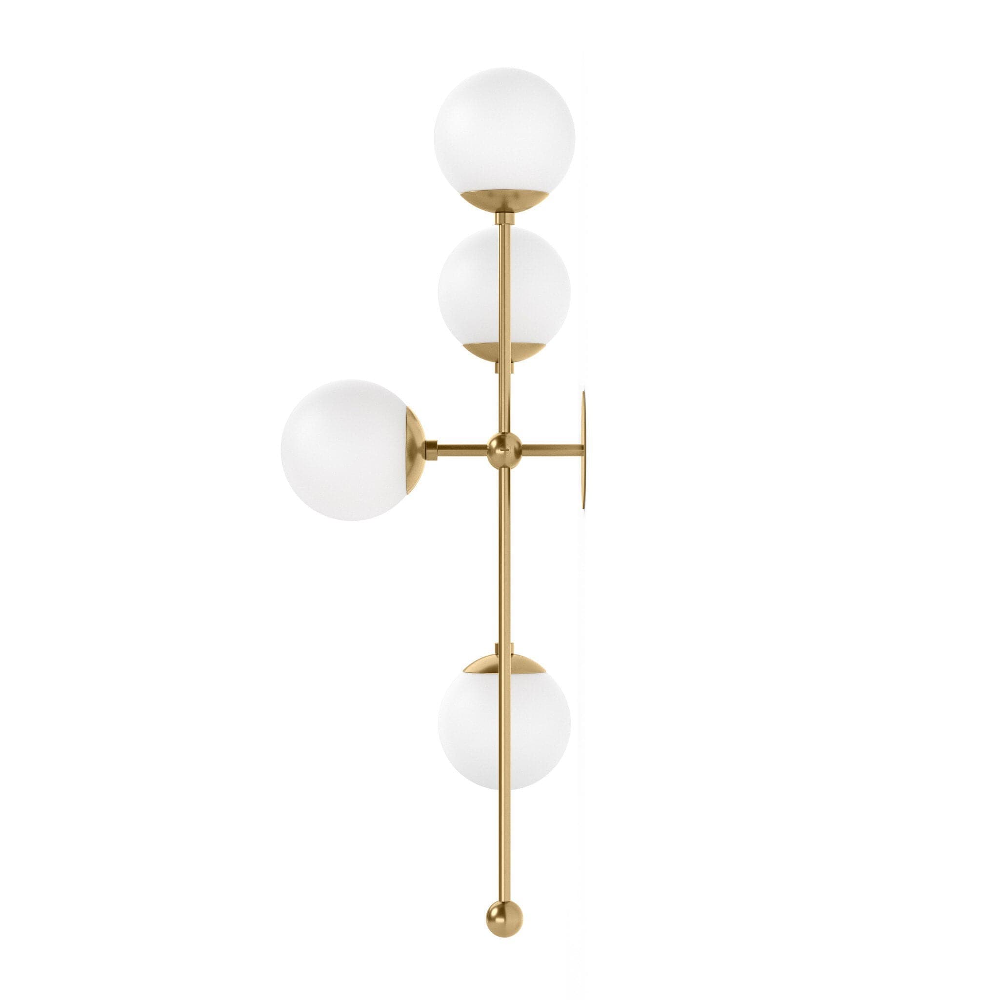 Armstrong 4 L Sconce - Burnished Brass