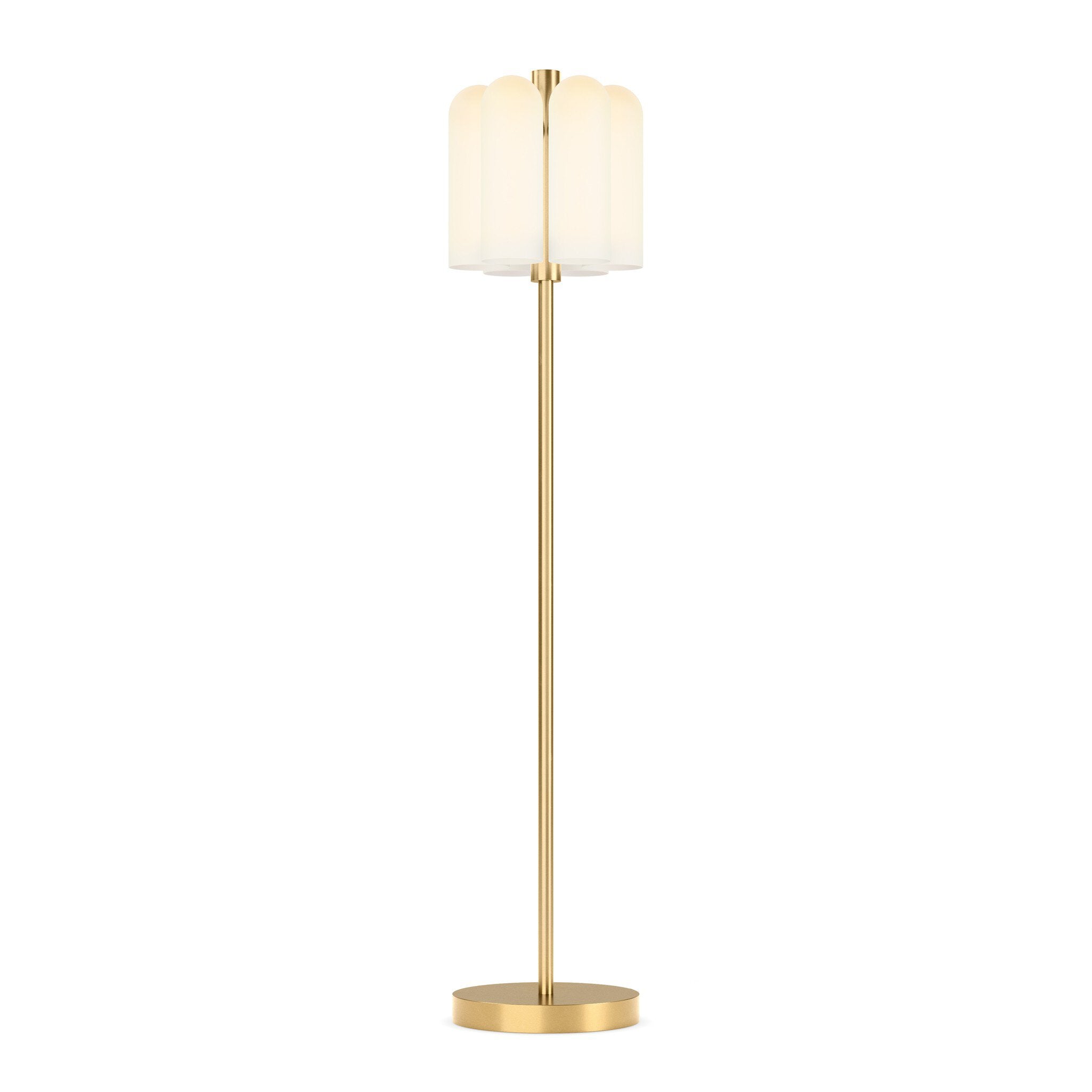 Odyssey 6 Floor Lamp - Burnished Brass