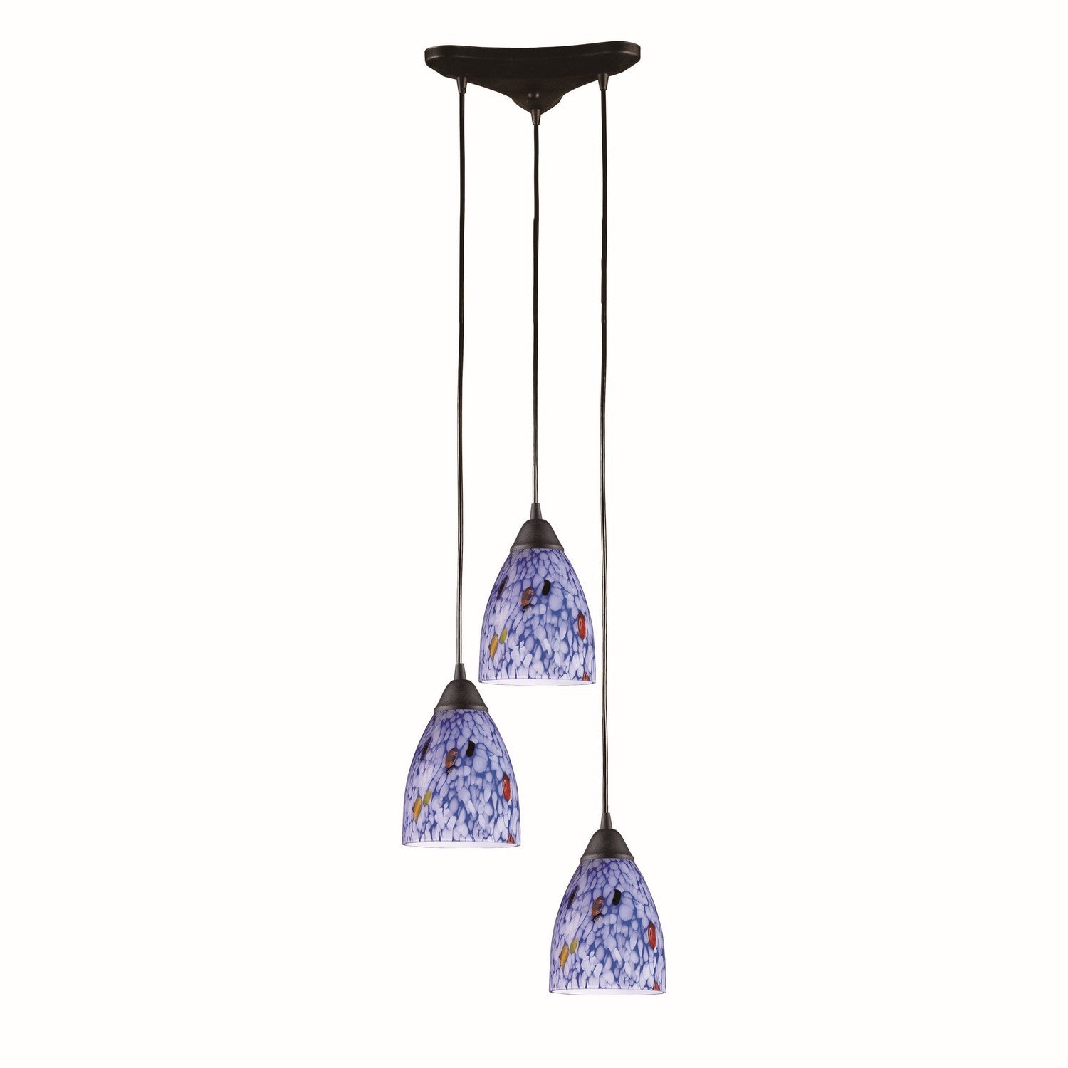 ELK Home - 406-3BL - Three Light Pendant - Classico - Dark Rust