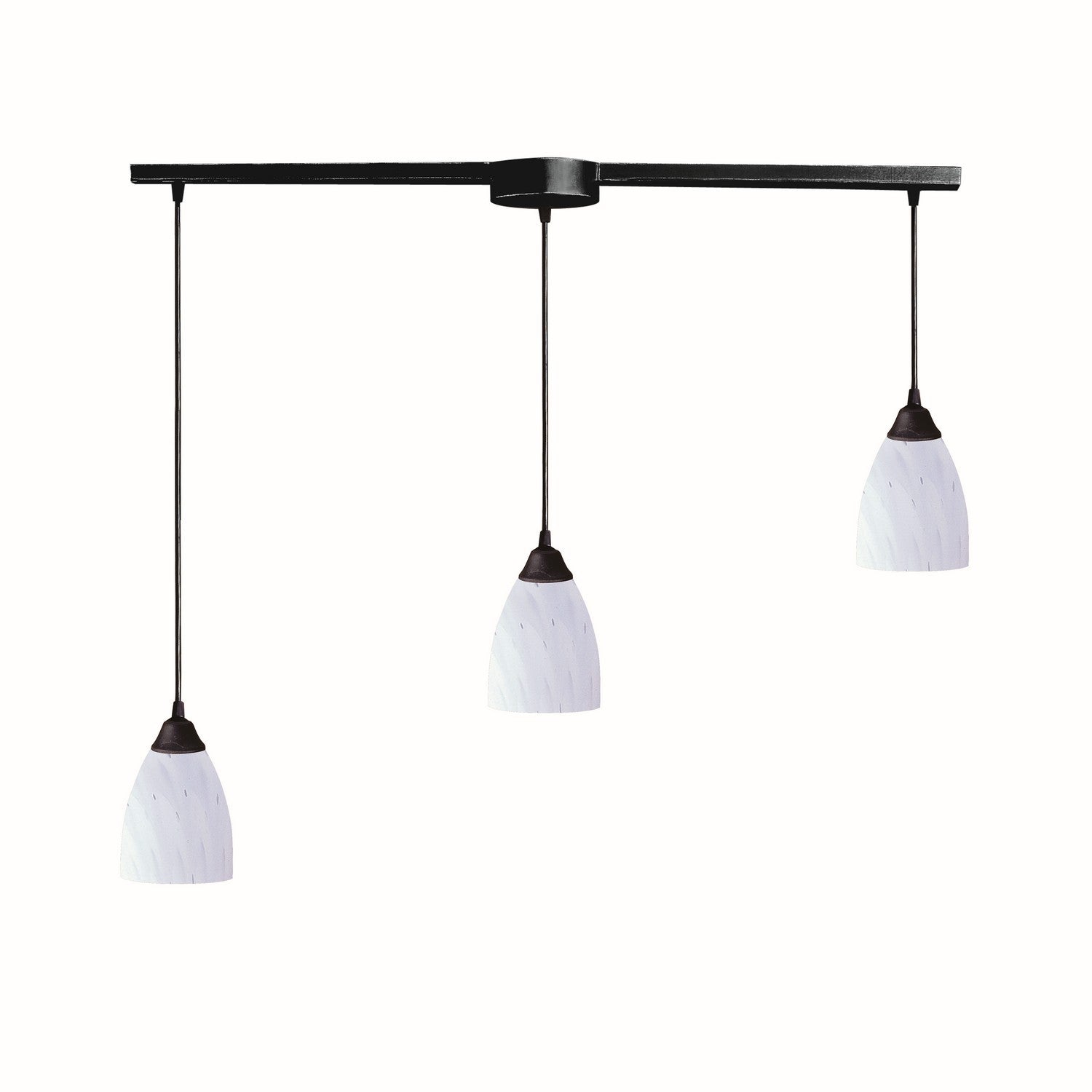 ELK Home - 406-3L-WH - Three Light Pendant - Classico - Dark Rust