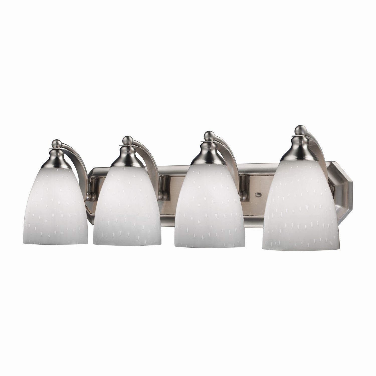 ELK Home - 570-4N-WH - Four Light Vanity - Mix-N-Match - Satin Nickel