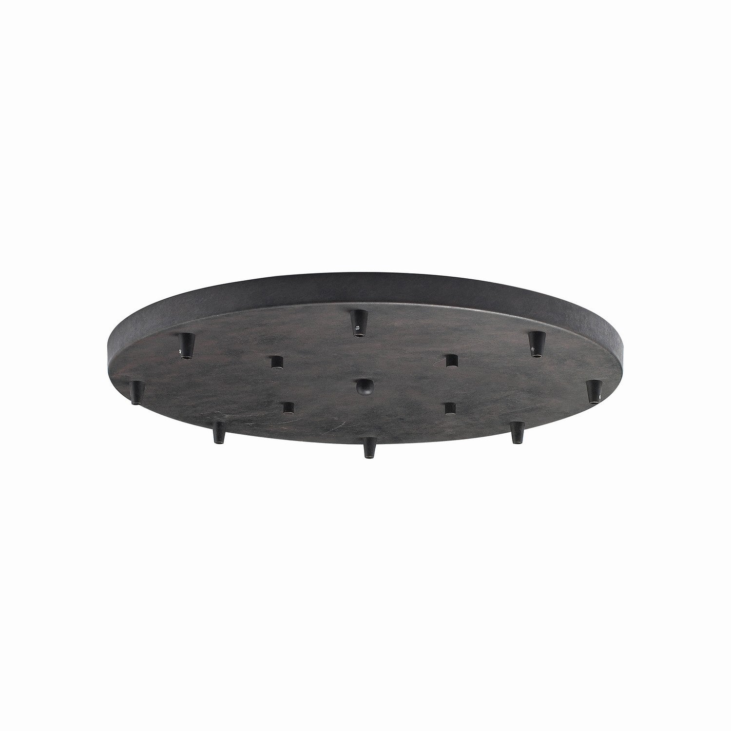 ELK Home - 8R-DR - Eight Light Pan - Pendant Options - Dark Rust