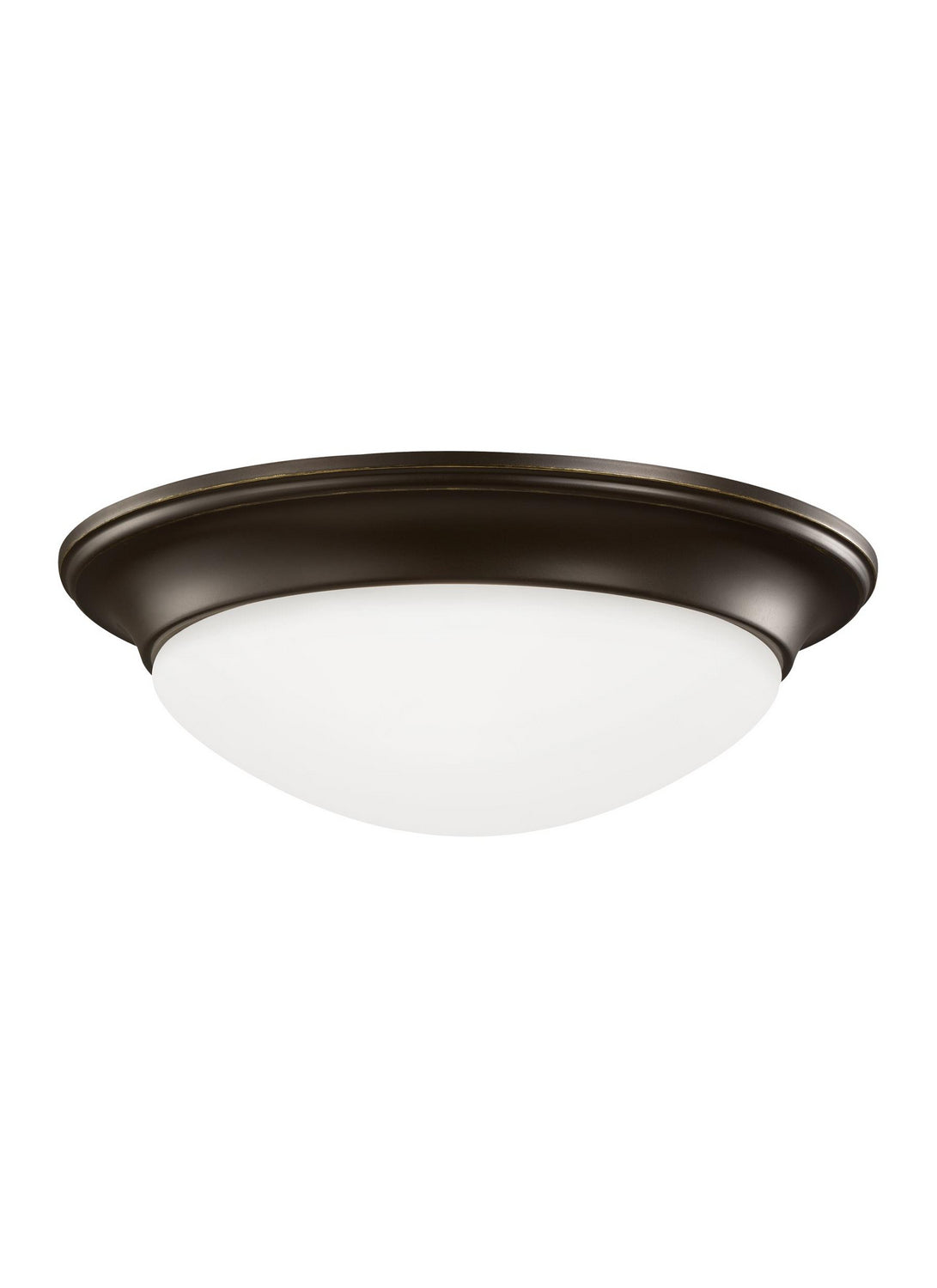 Generation Lighting. - 75435-710 - Two Light Flush Mount - Nash - Bronze