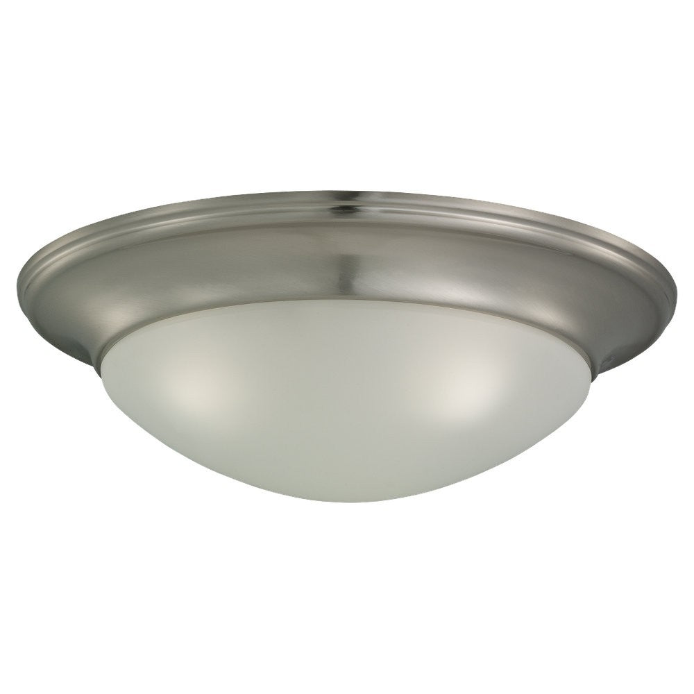 Generation Lighting. - 75436-962 - Three Light Flush Mount - Nash - Brushed Nickel