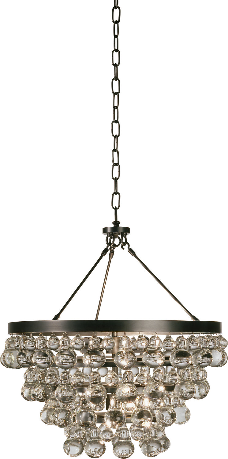 Robert Abbey - Z1000 - Four Light Chandelier - Bling - Deep Patina Bronze