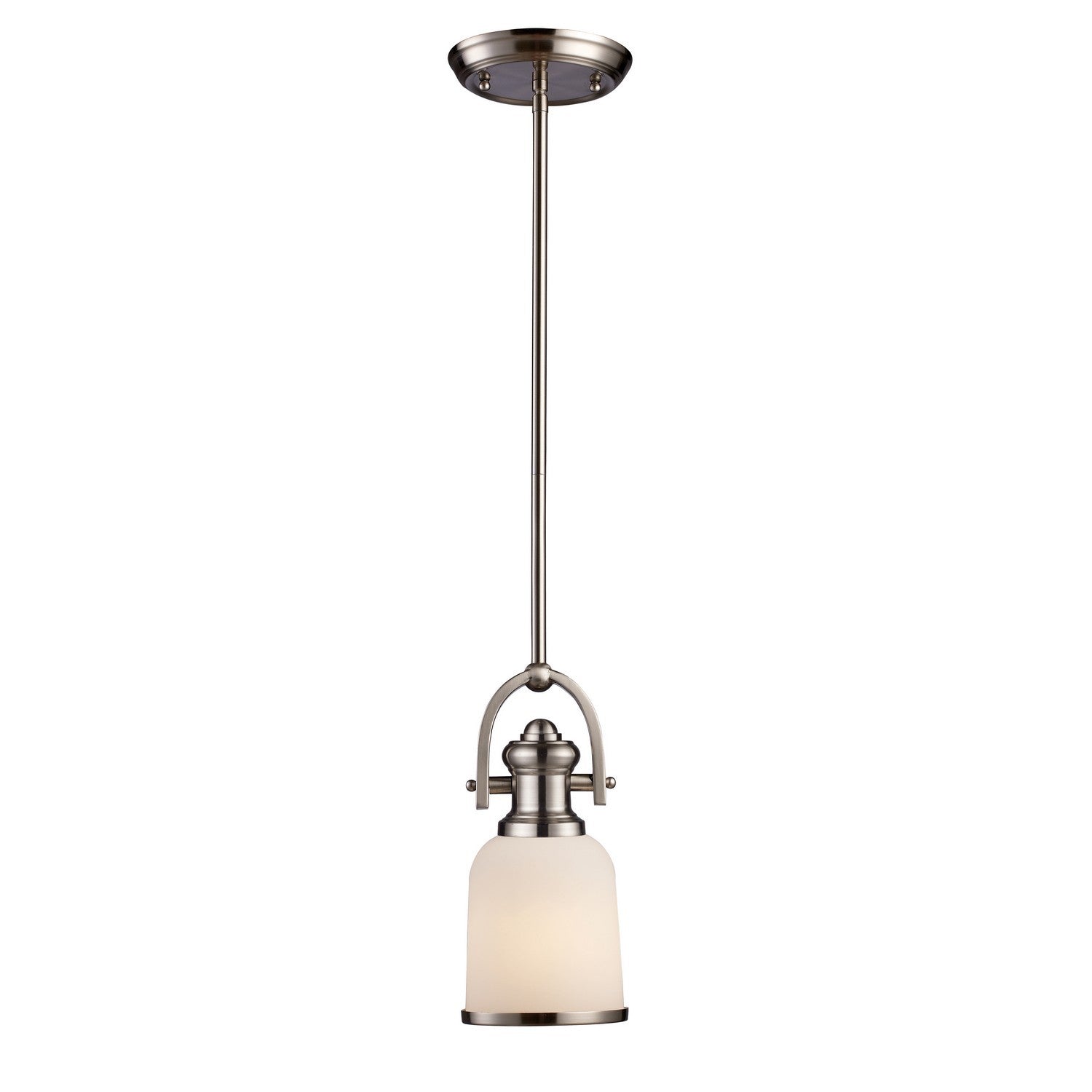 ELK Home - 66161-1 - One Light Mini Pendant - Brooksdale - Satin Nickel