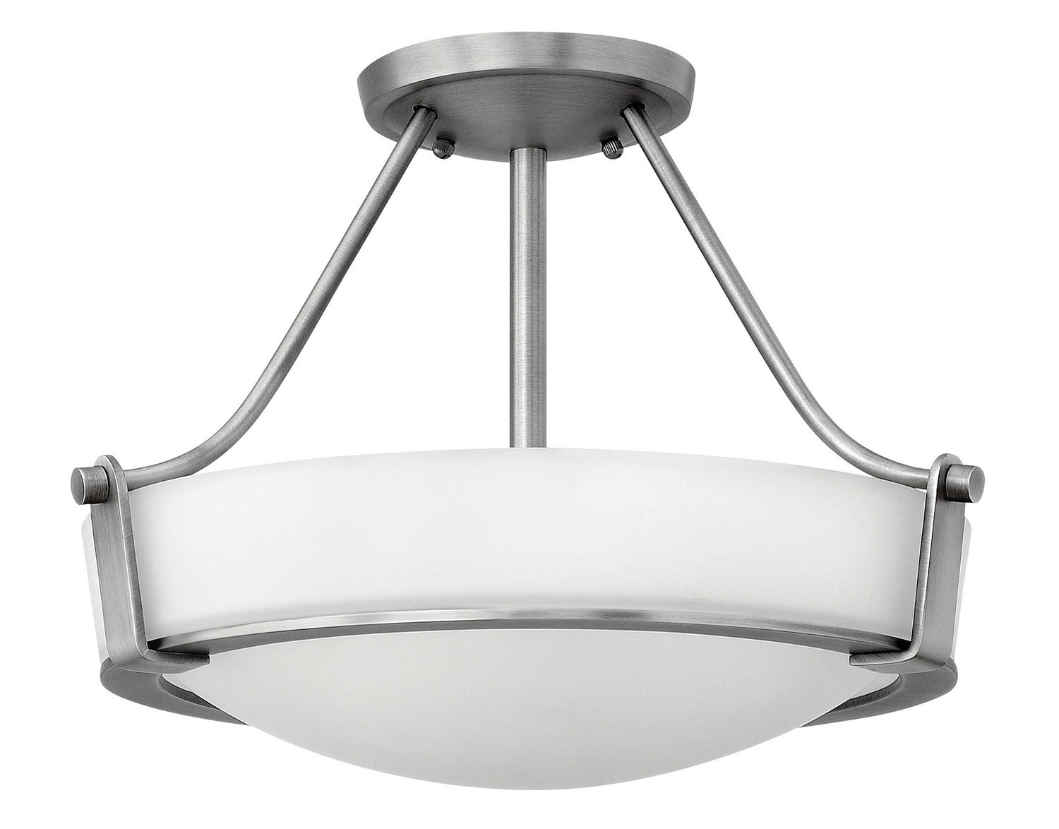 Hinkley - 3220AN - LED Semi-Flush Mount - Hathaway - Antique Nickel