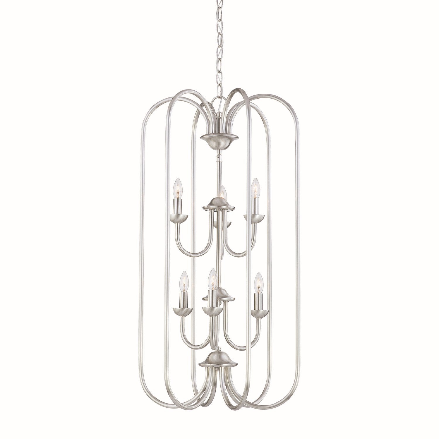 ELK Home - SL891878 - Six Light Chandelier - Bella - Brushed Nickel