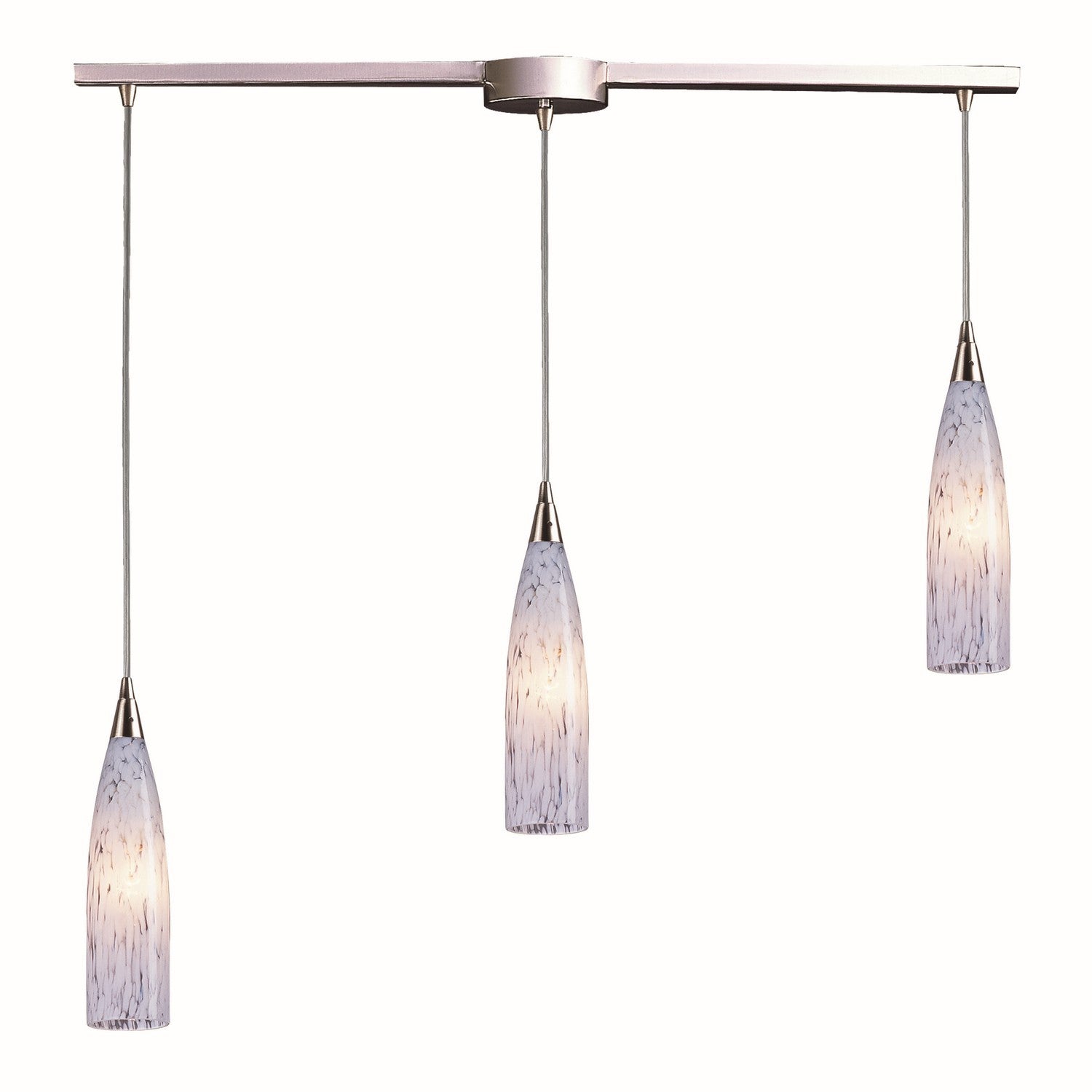 ELK Home - 501-3L-SW - Three Light Pendant - Lungo - Satin Nickel