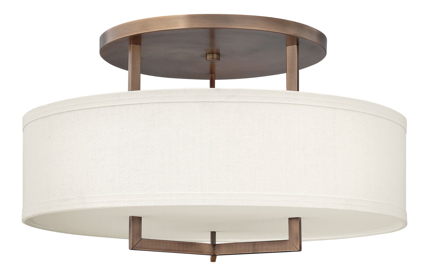 Hinkley - 3211BR - LED Semi-Flush Mount - Hampton - Brushed Bronze