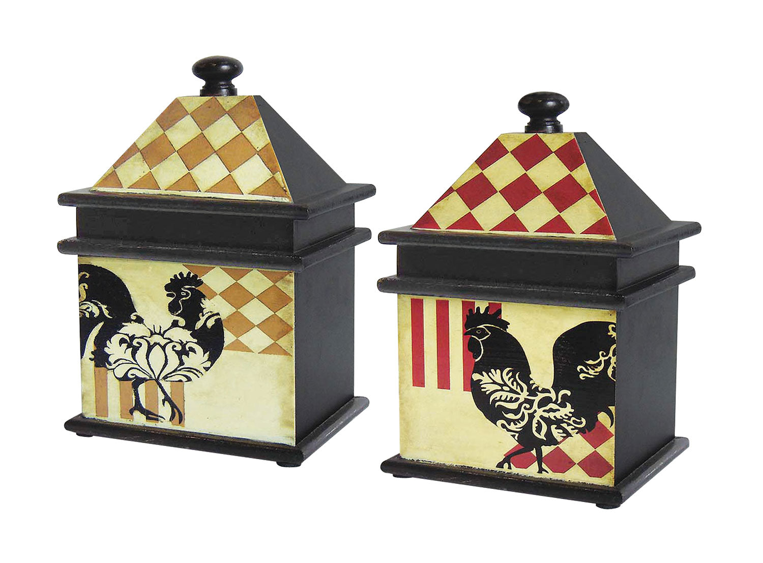 ELK Home - 51-9267 - Box - Harlequin Rooster - Brown